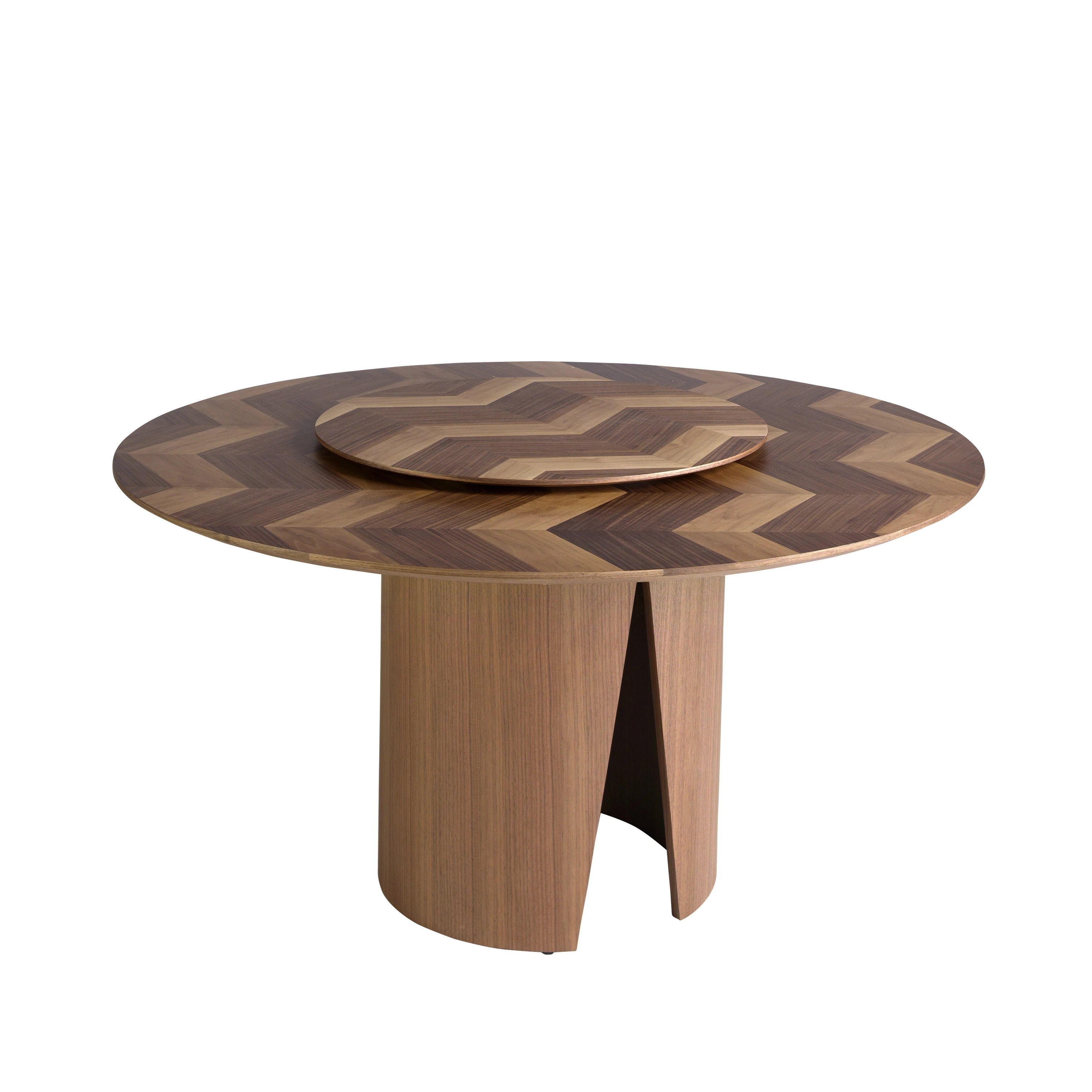 Table à manger ronde noyer