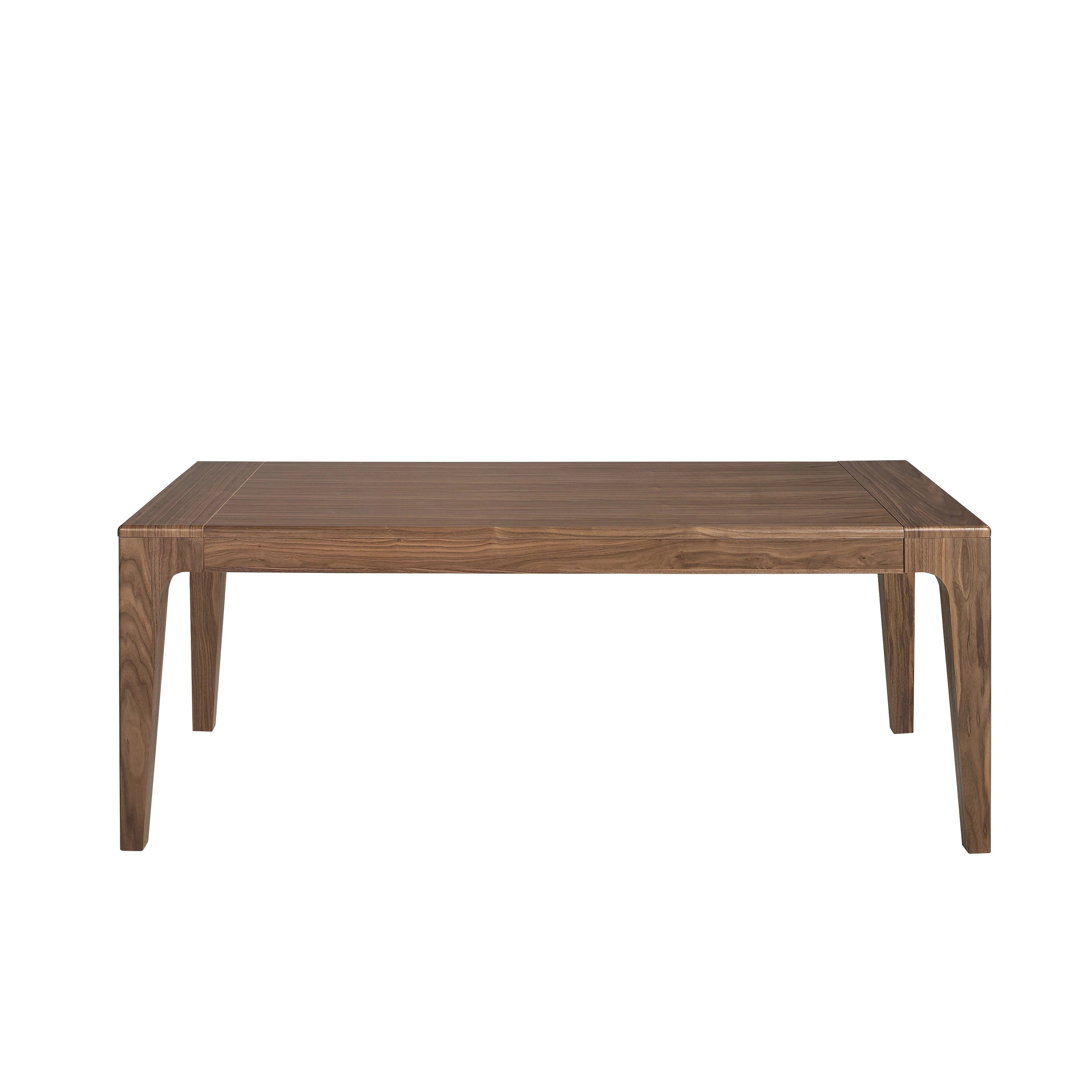 Table de salle à manger rectangulaire extensible en noyer