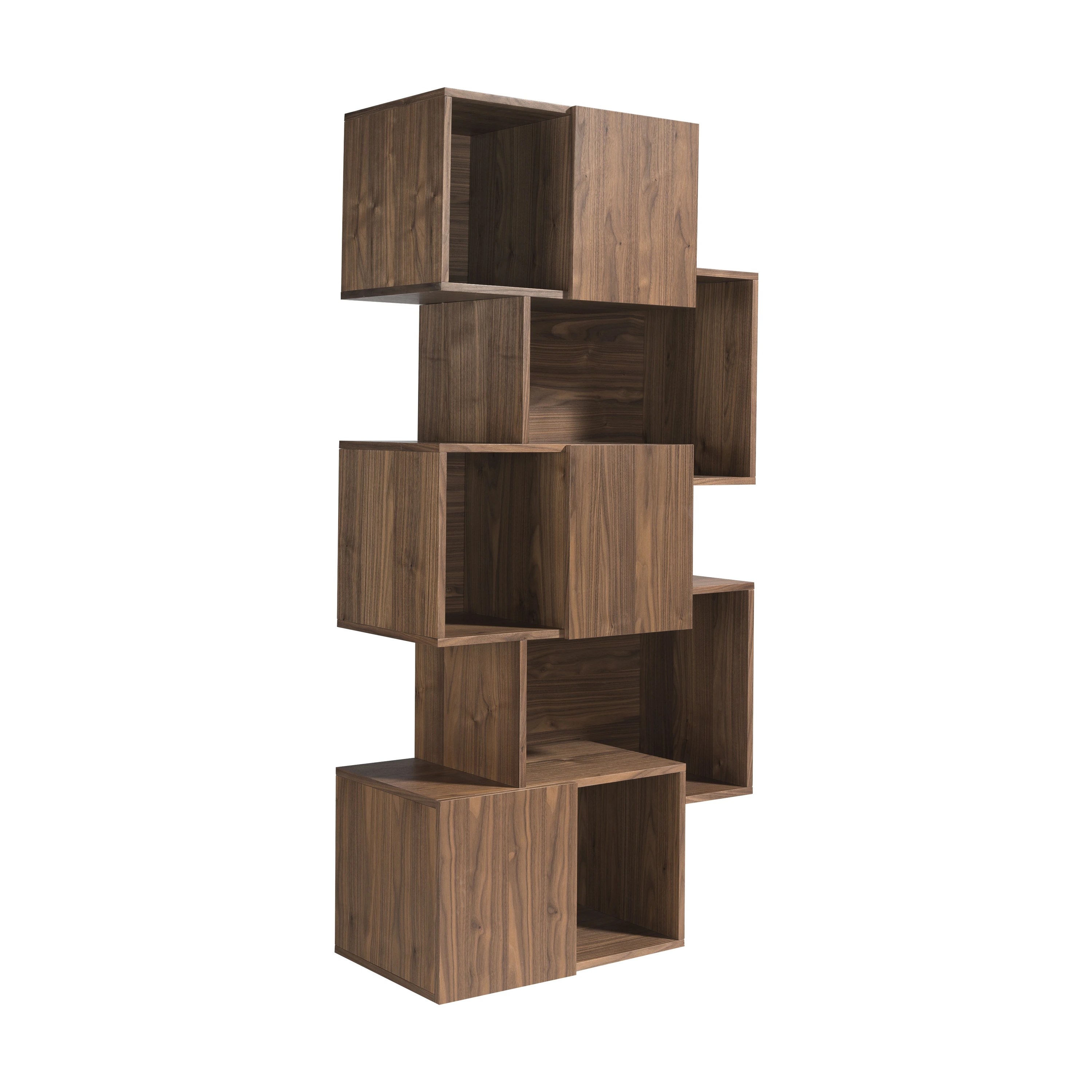 Etagère en bois de noyer avec portes