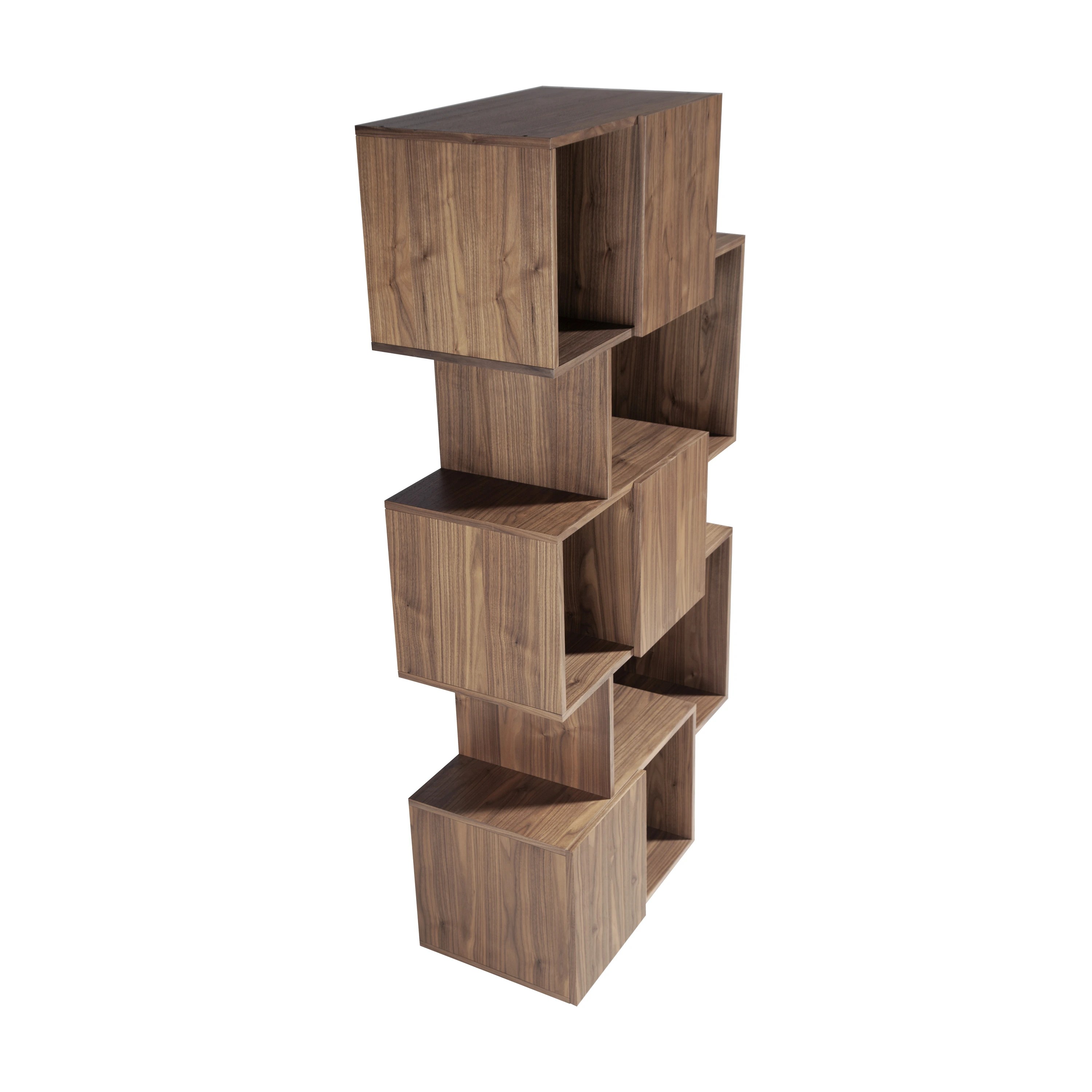 Etagère en bois de noyer avec portes