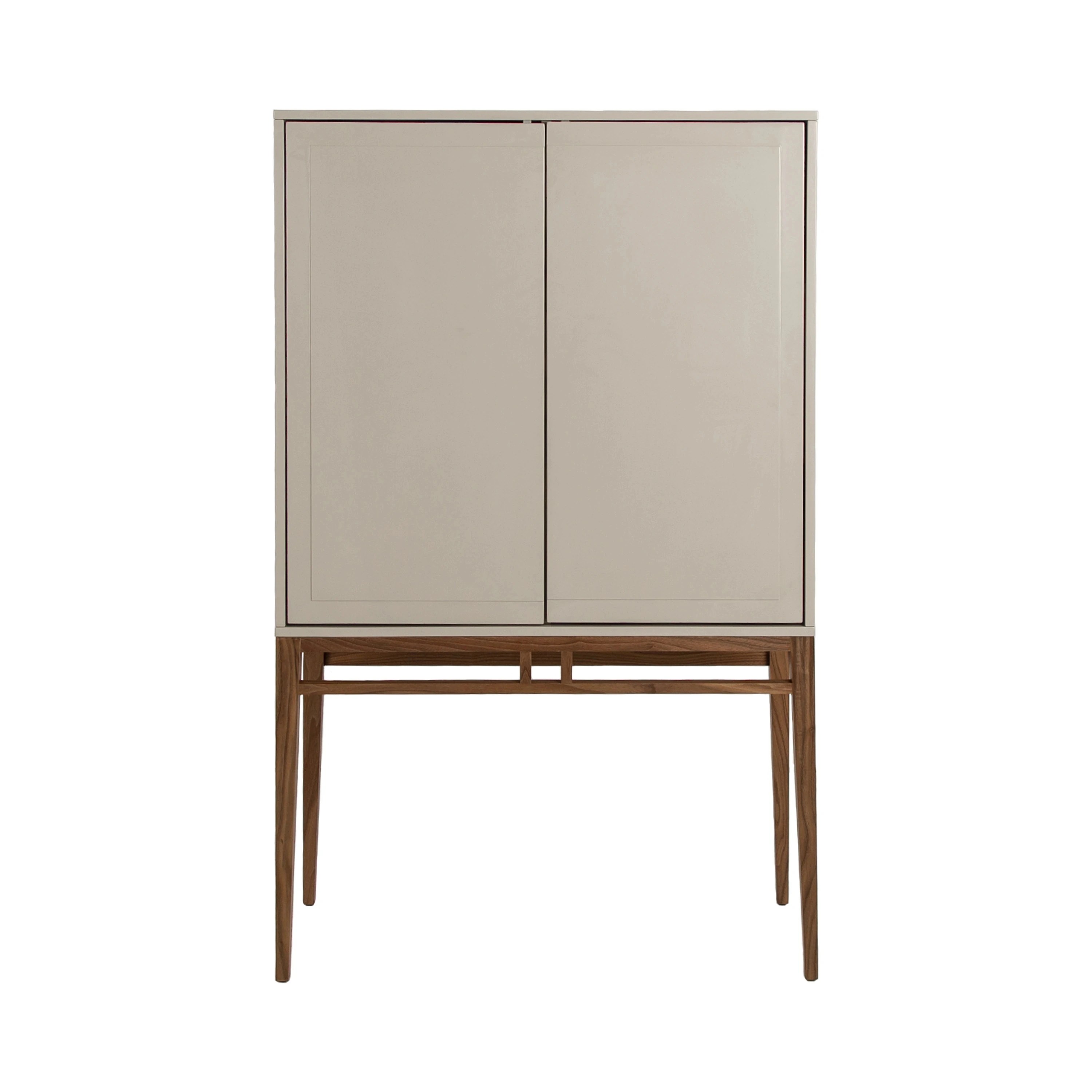 Buffet haut beige et noyer