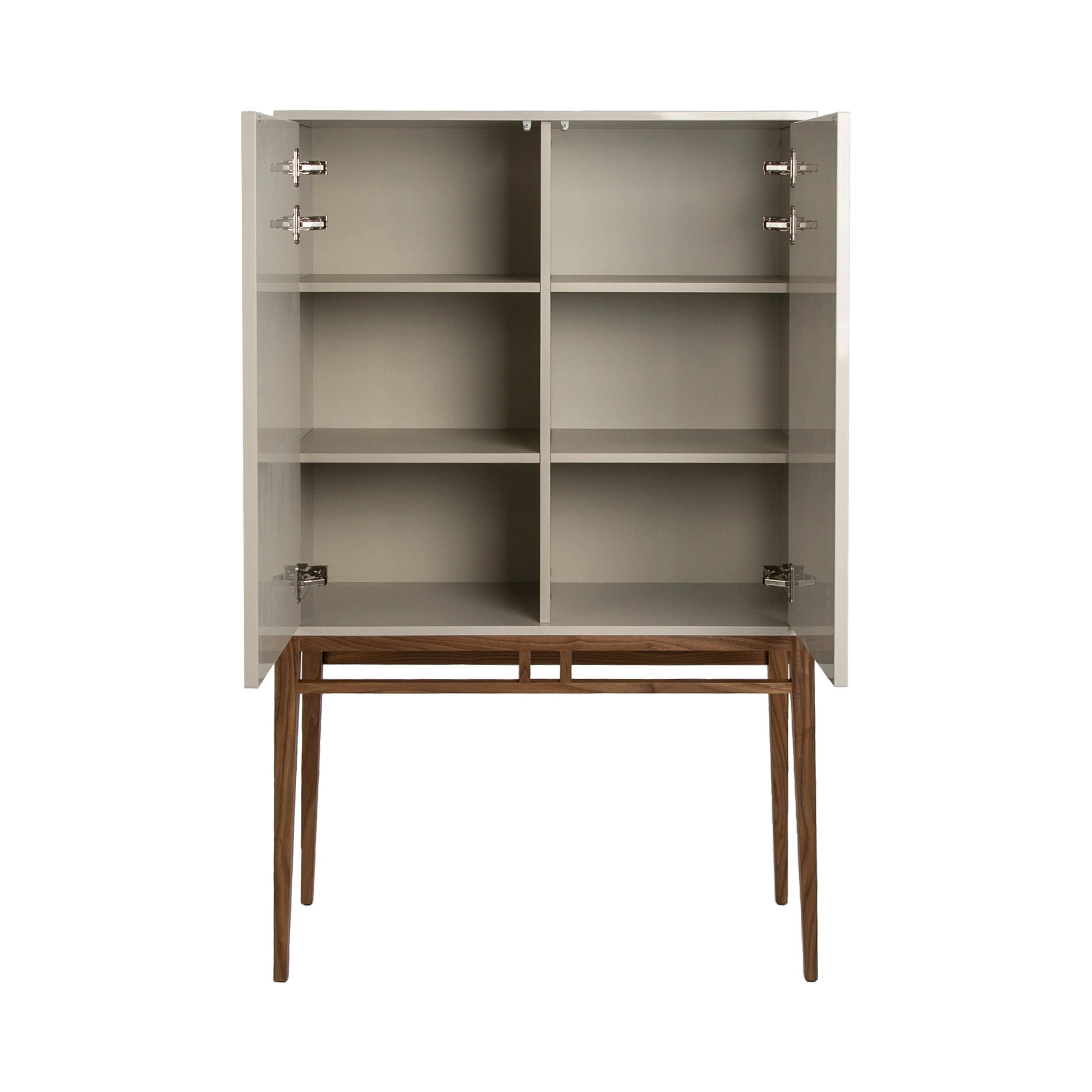 Buffet haut beige et noyer
