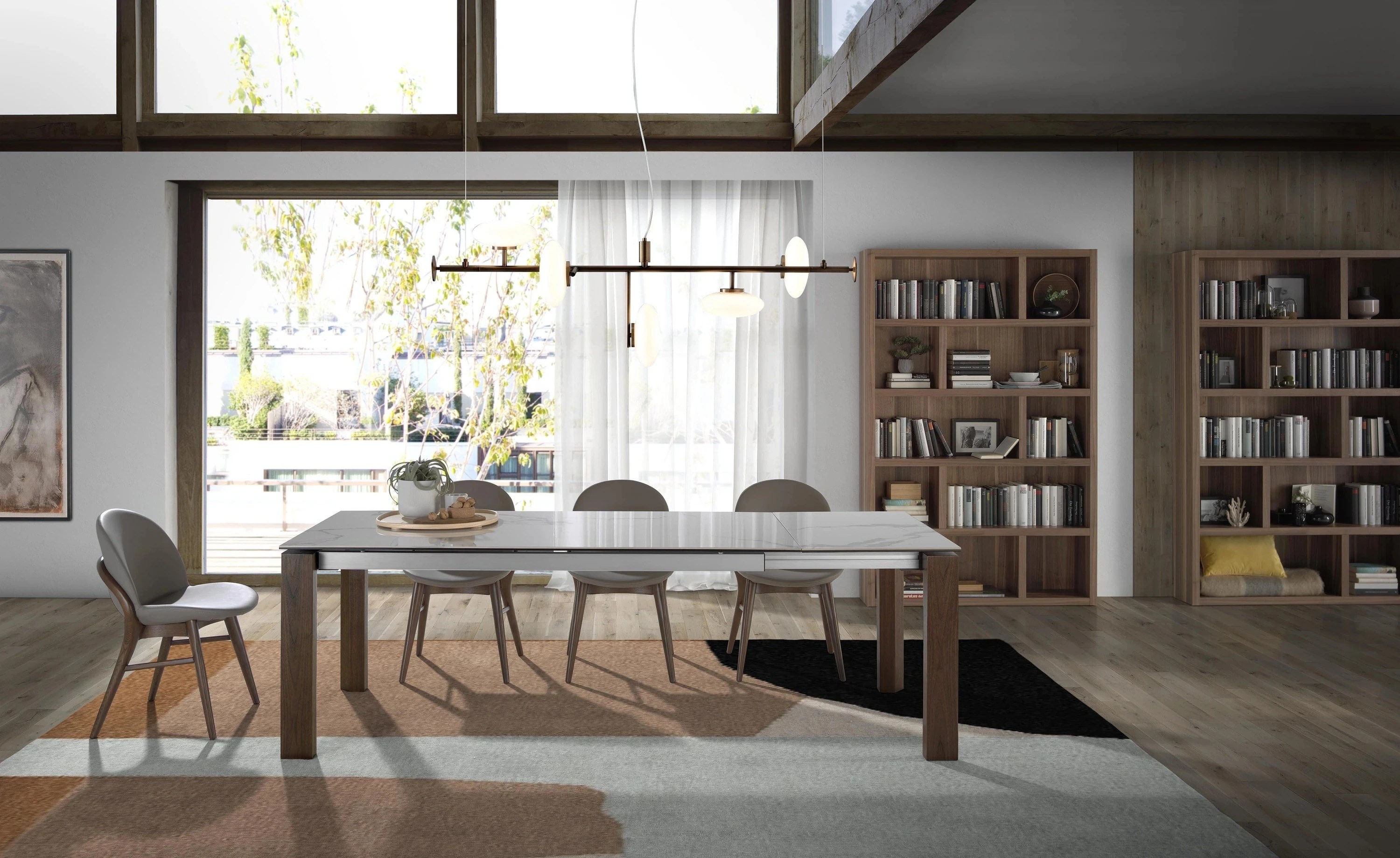 Etagère en bois de noyer