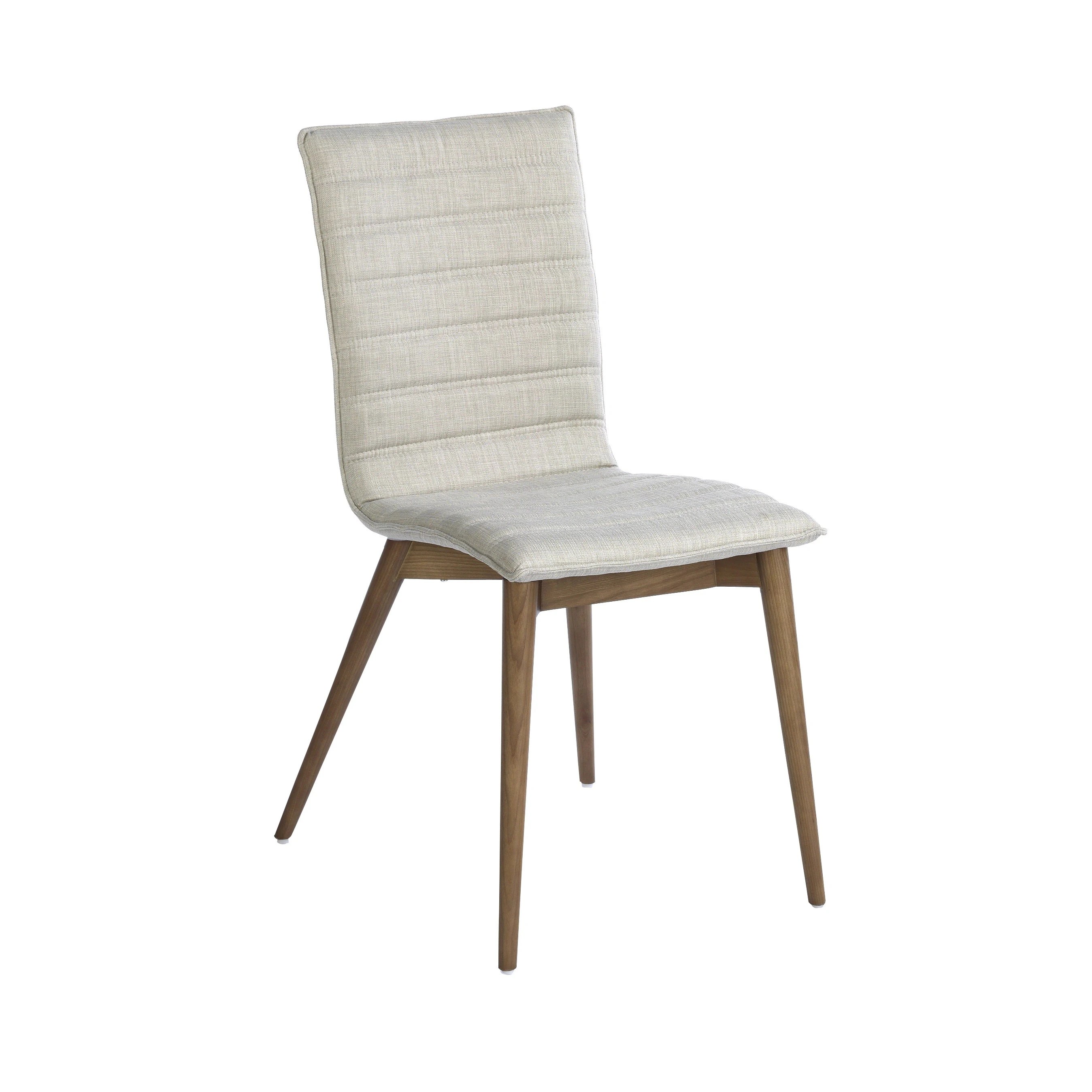 Chaise en tissu gris