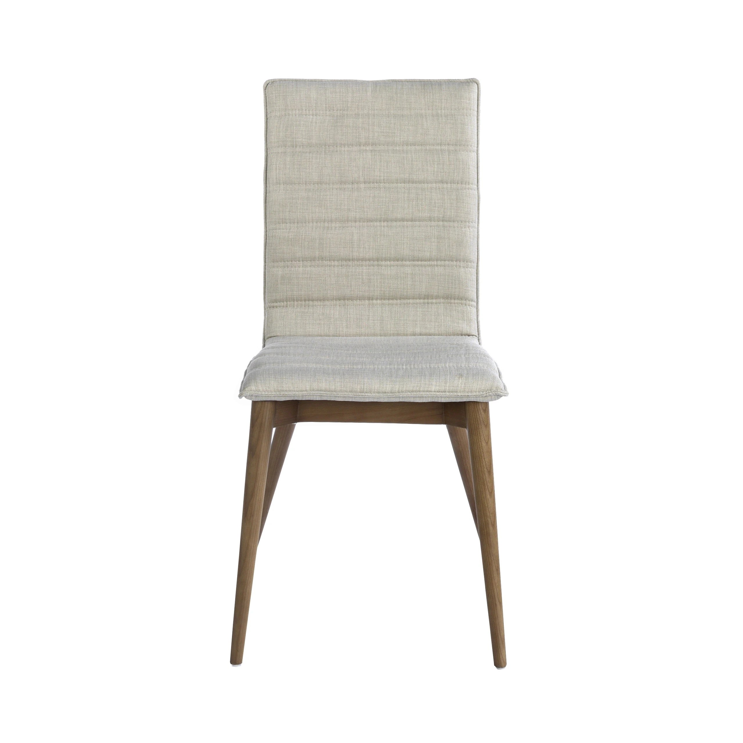 Chaise en tissu gris