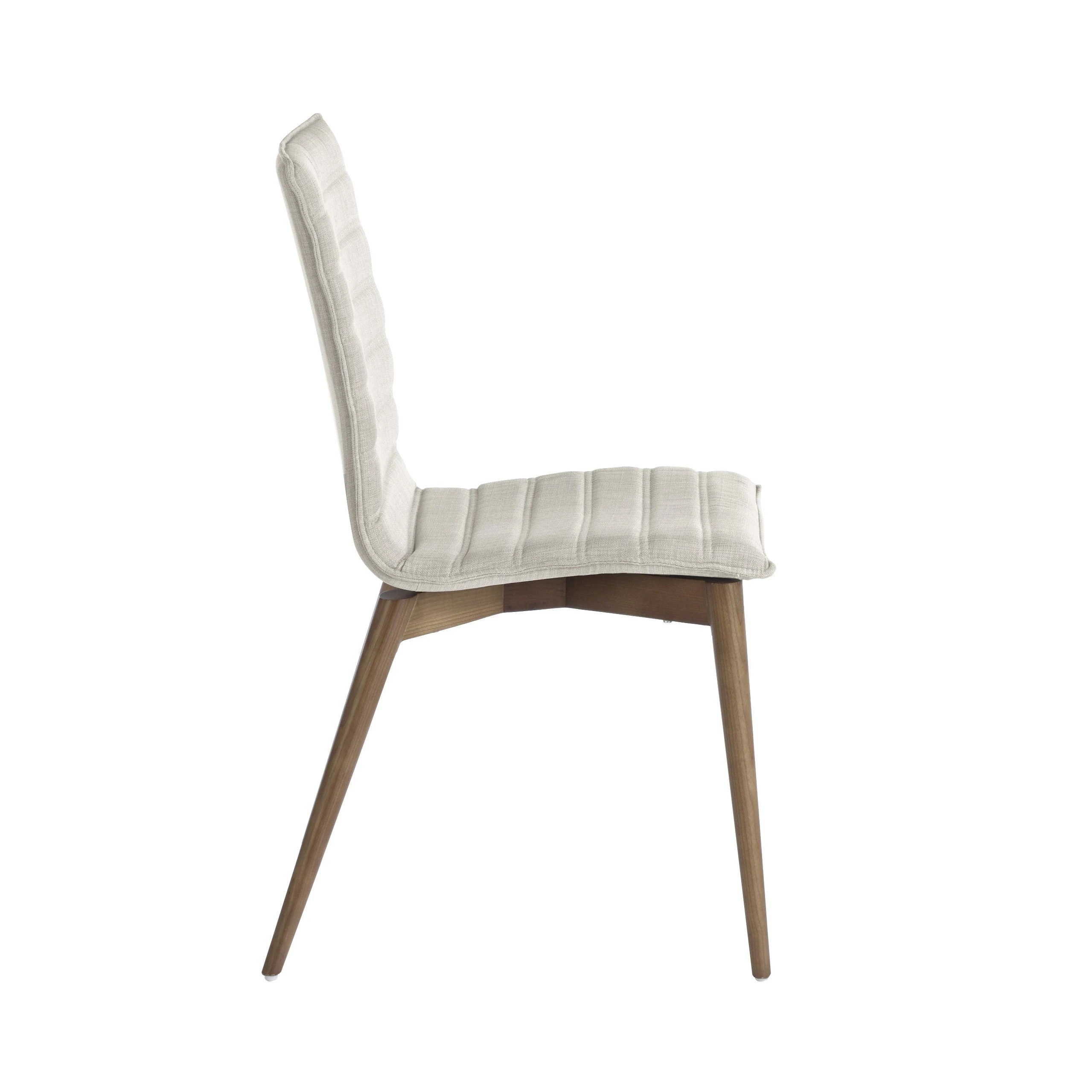 Chaise en tissu gris