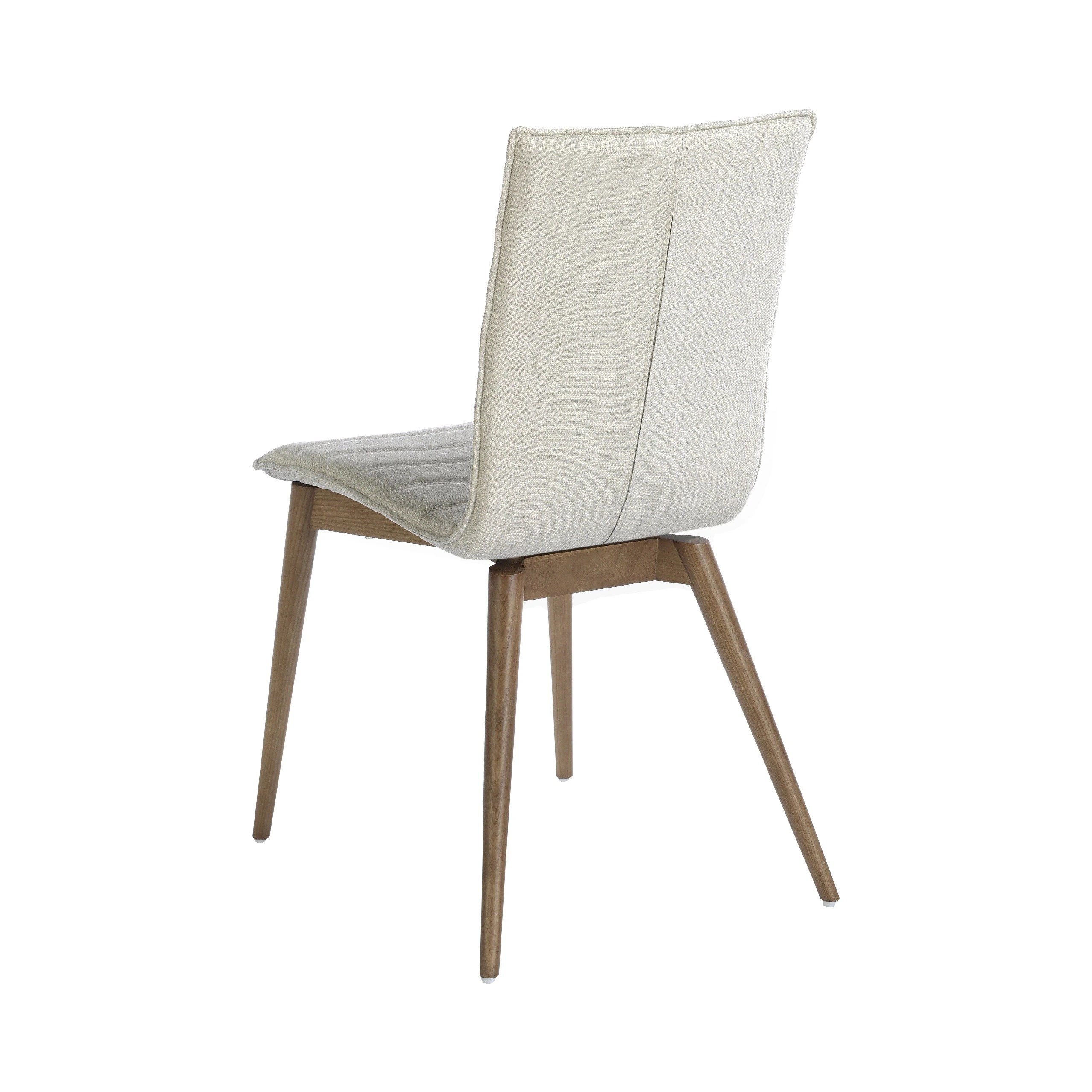 Chaise en tissu gris