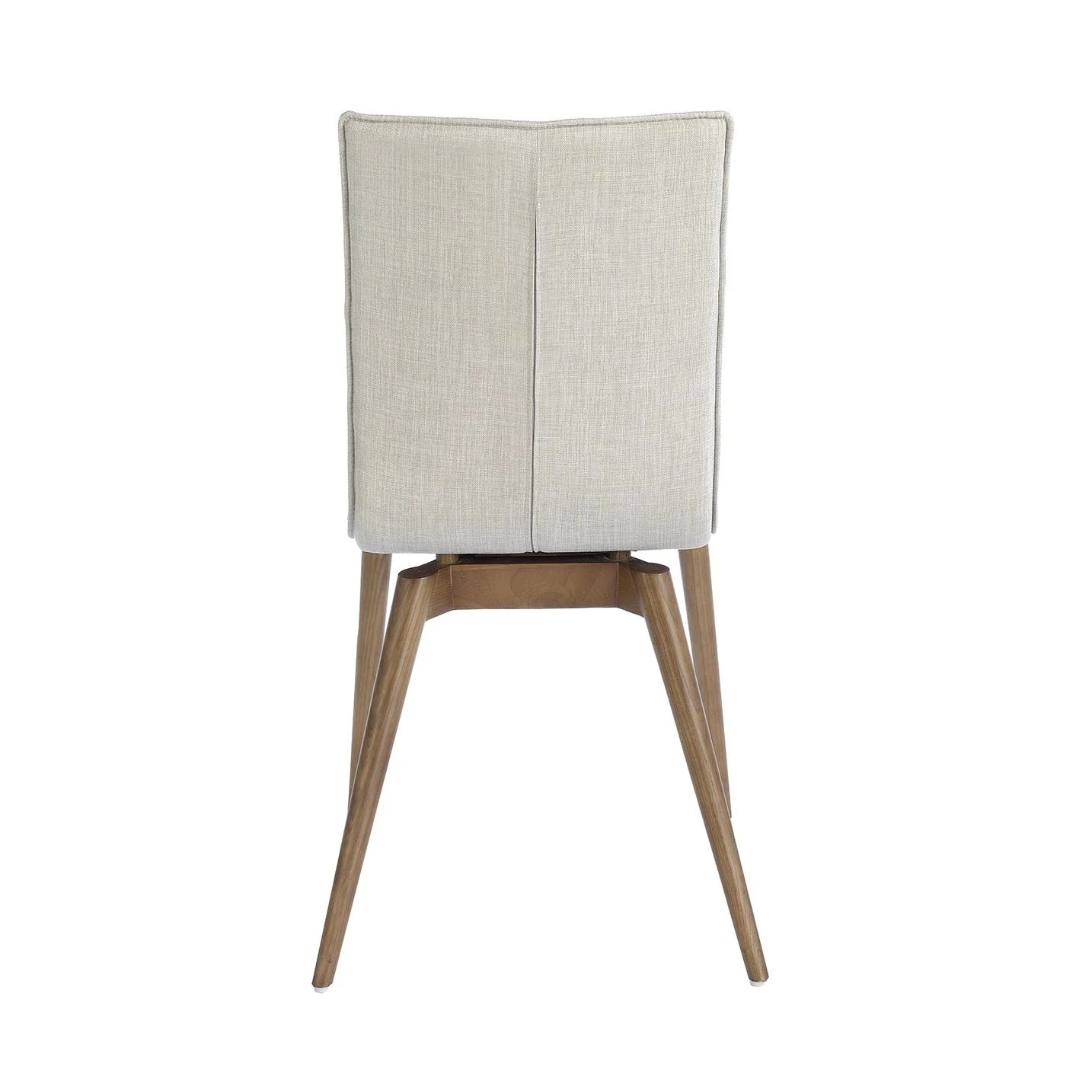 Chaise en tissu gris