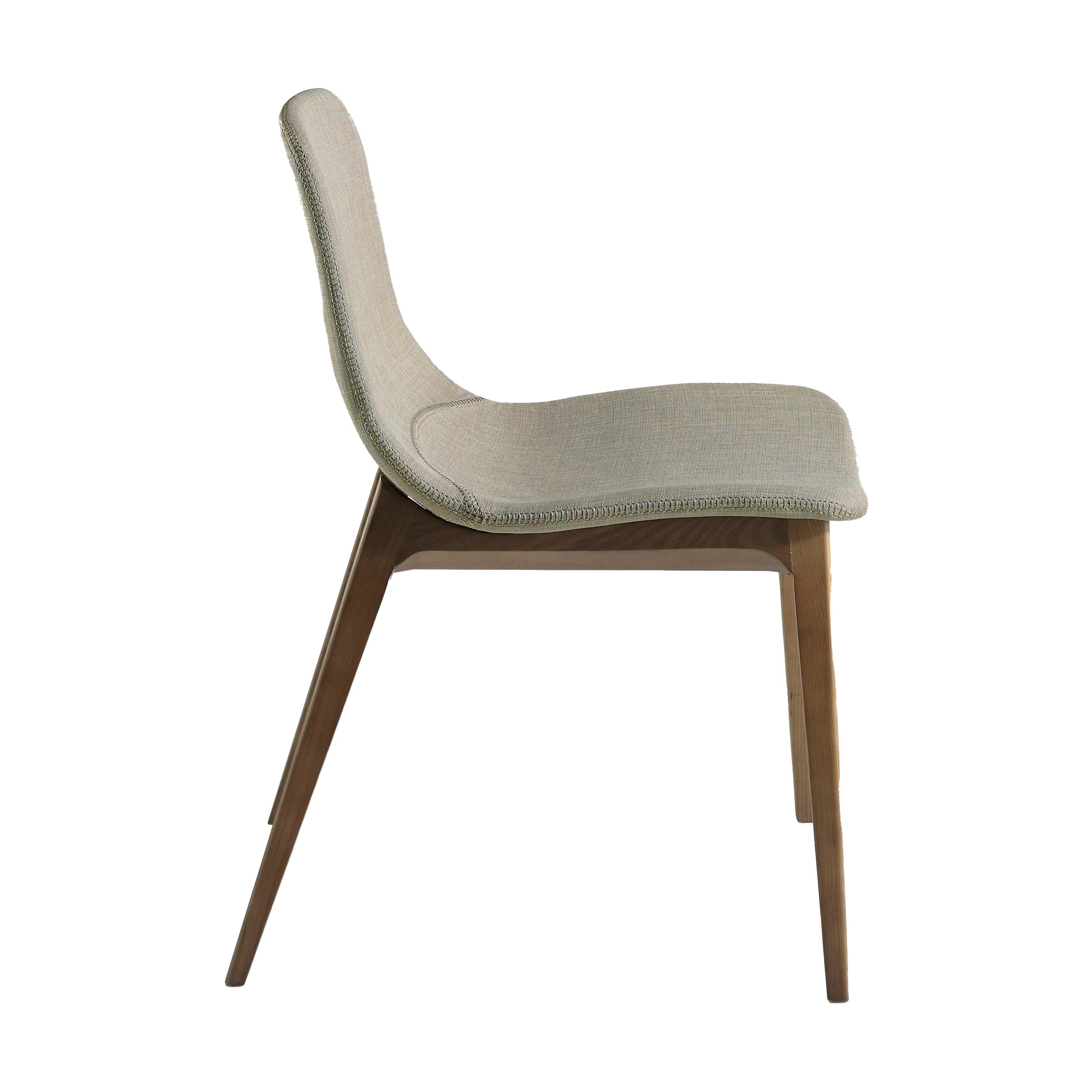 Chaise en tissu beige