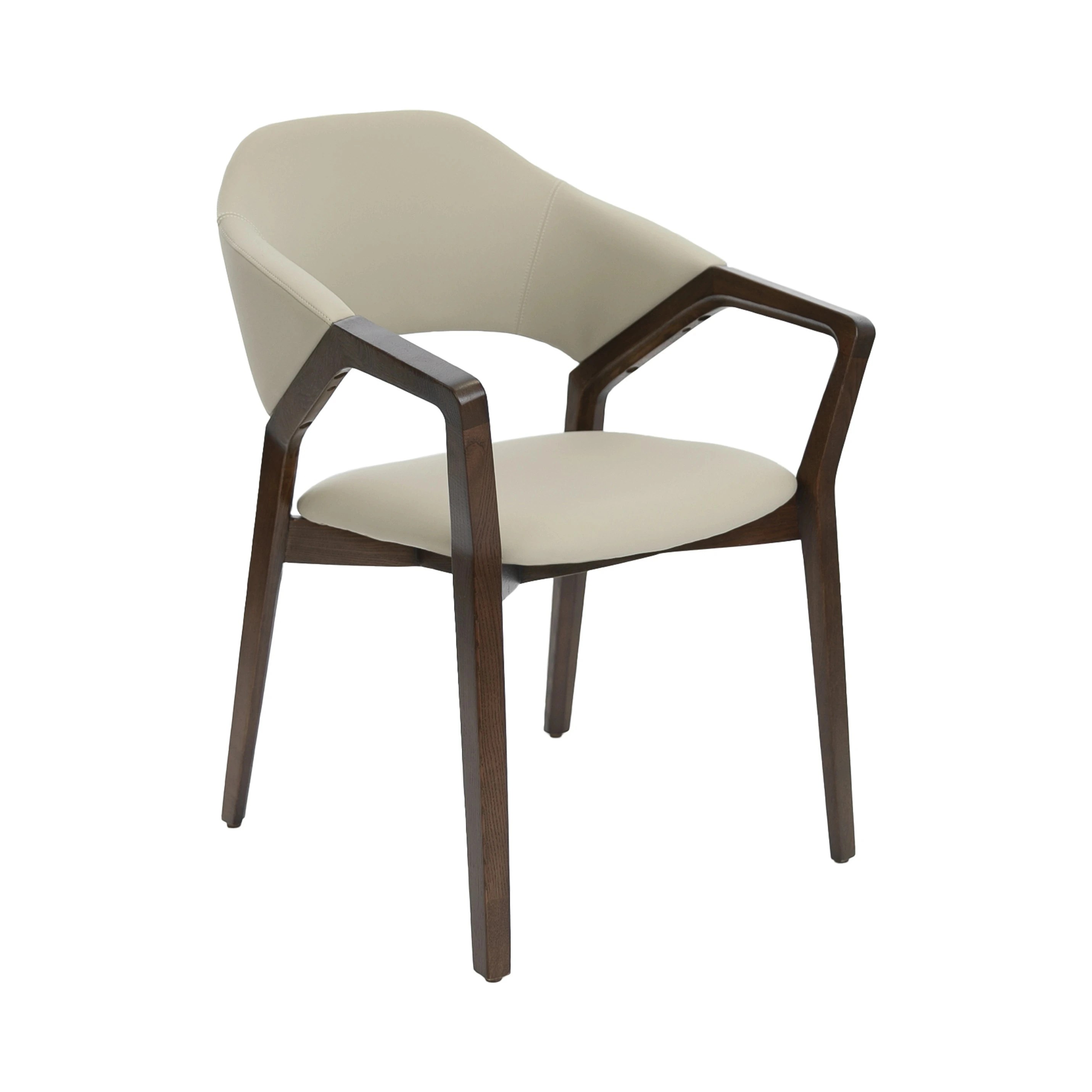 Chaise en vison similicuir