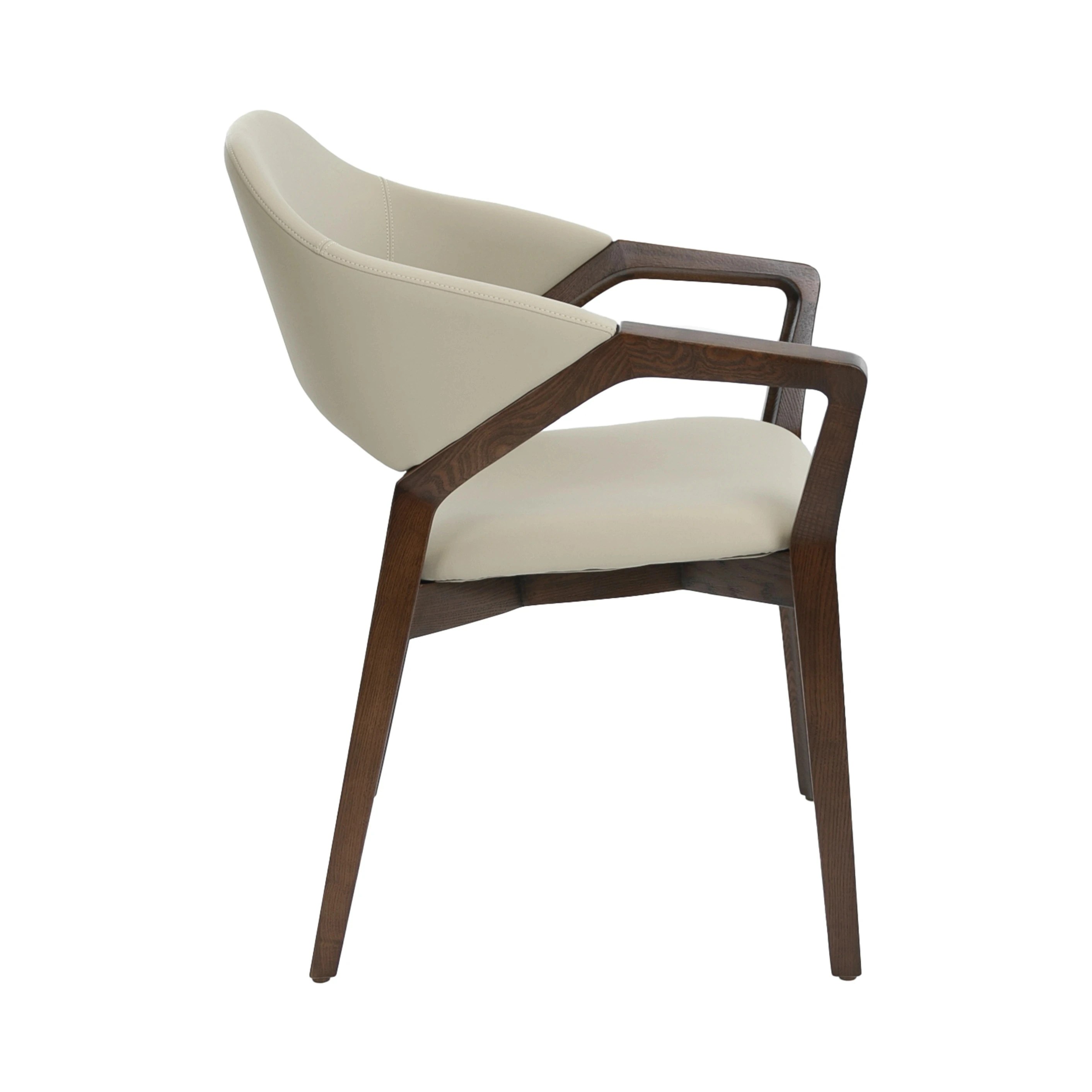 Chaise en vison similicuir