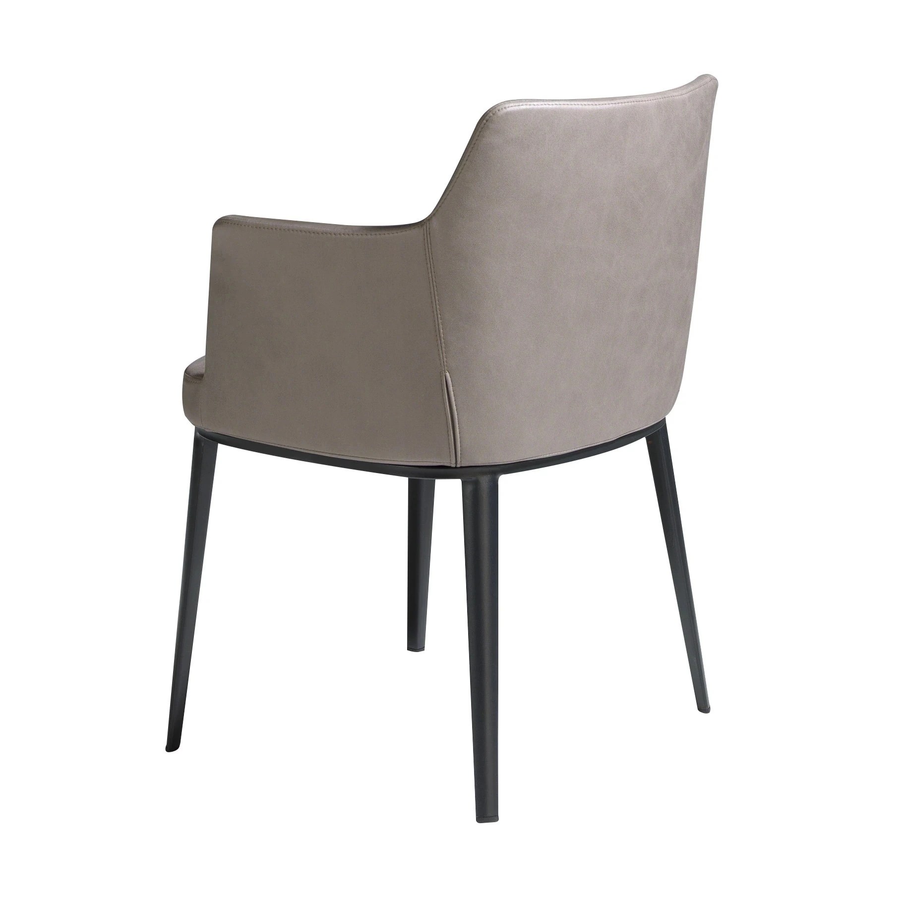 Chaise en tissu vison