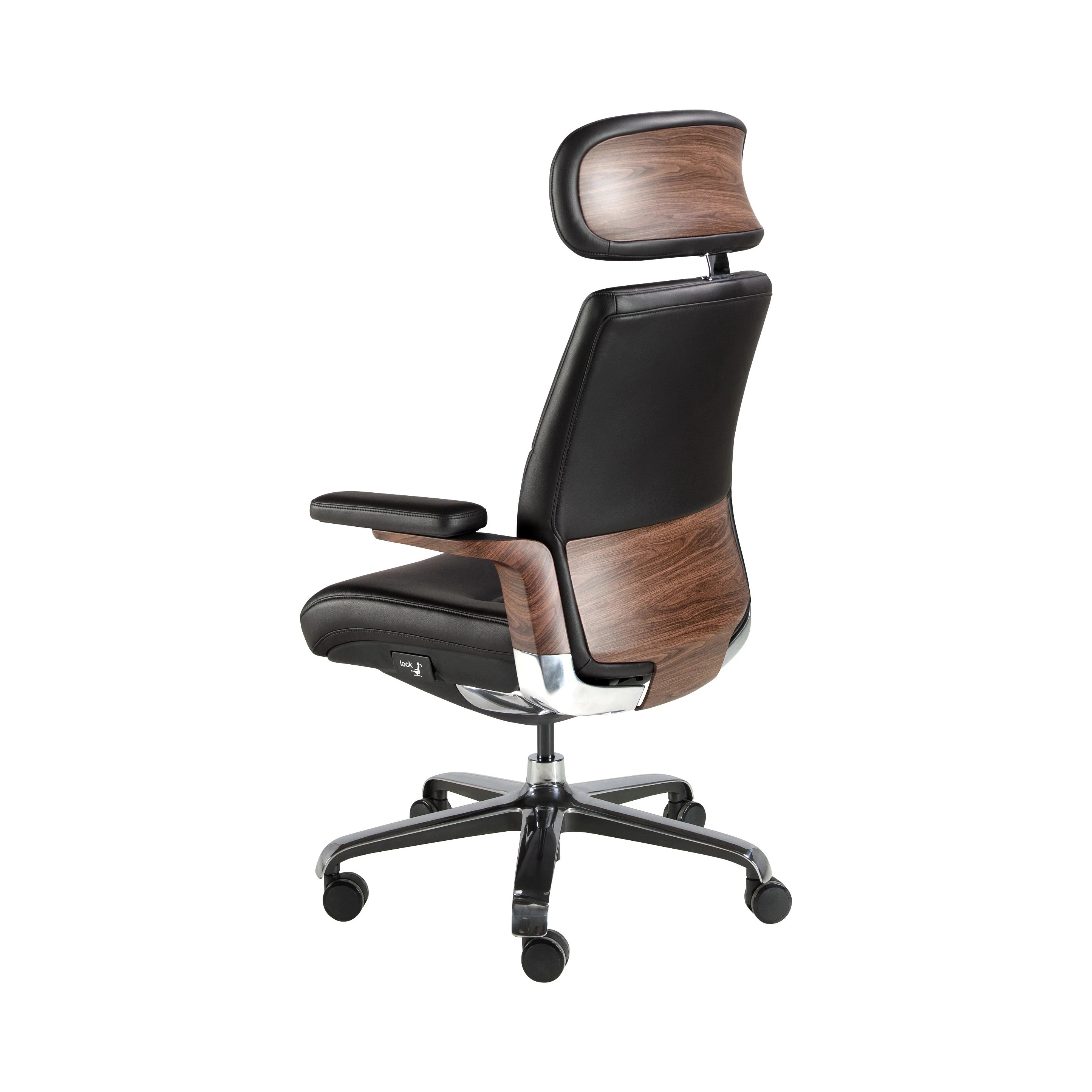 Fauteuil bureau similicuir 74×70×118