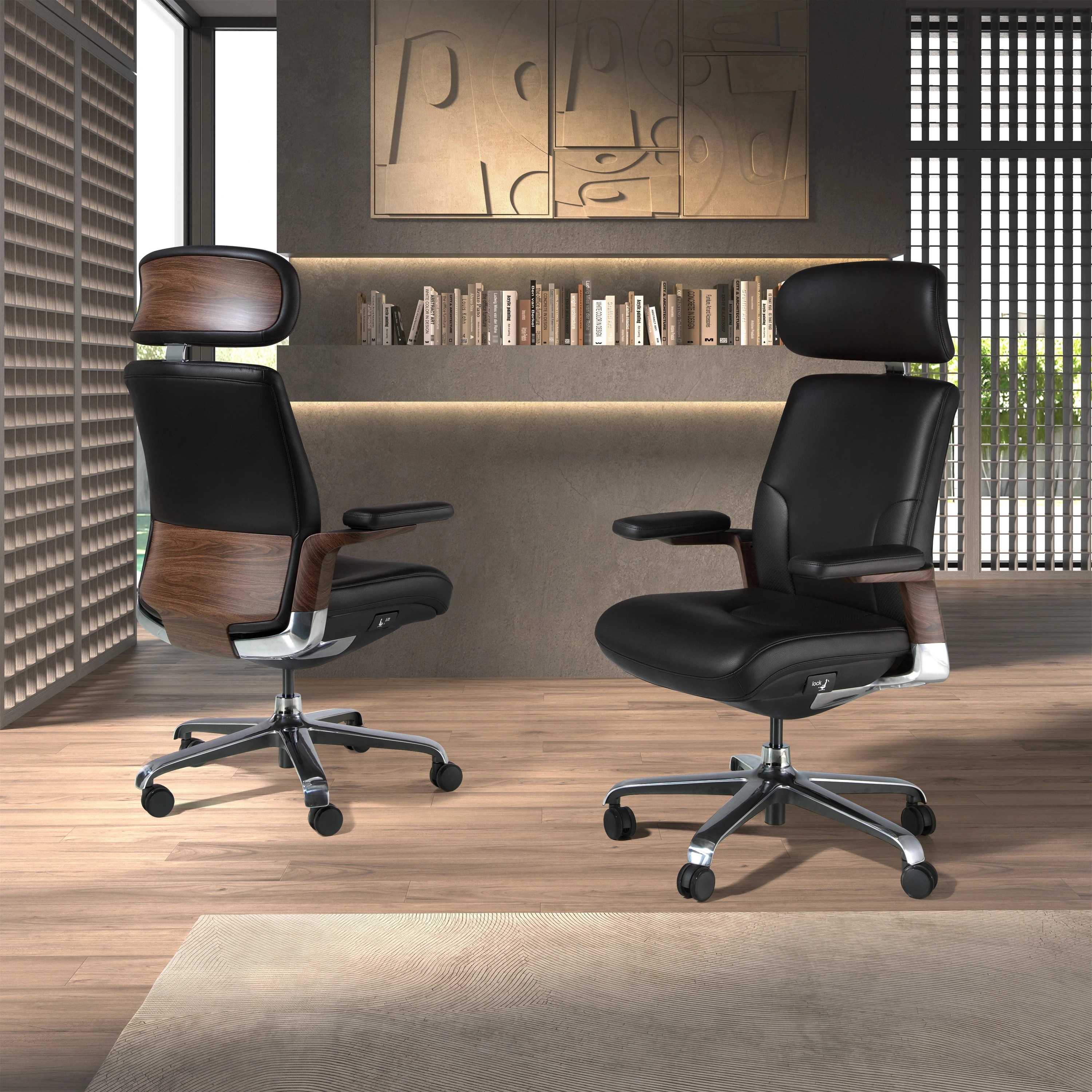 Fauteuil bureau similicuir 74×70×118