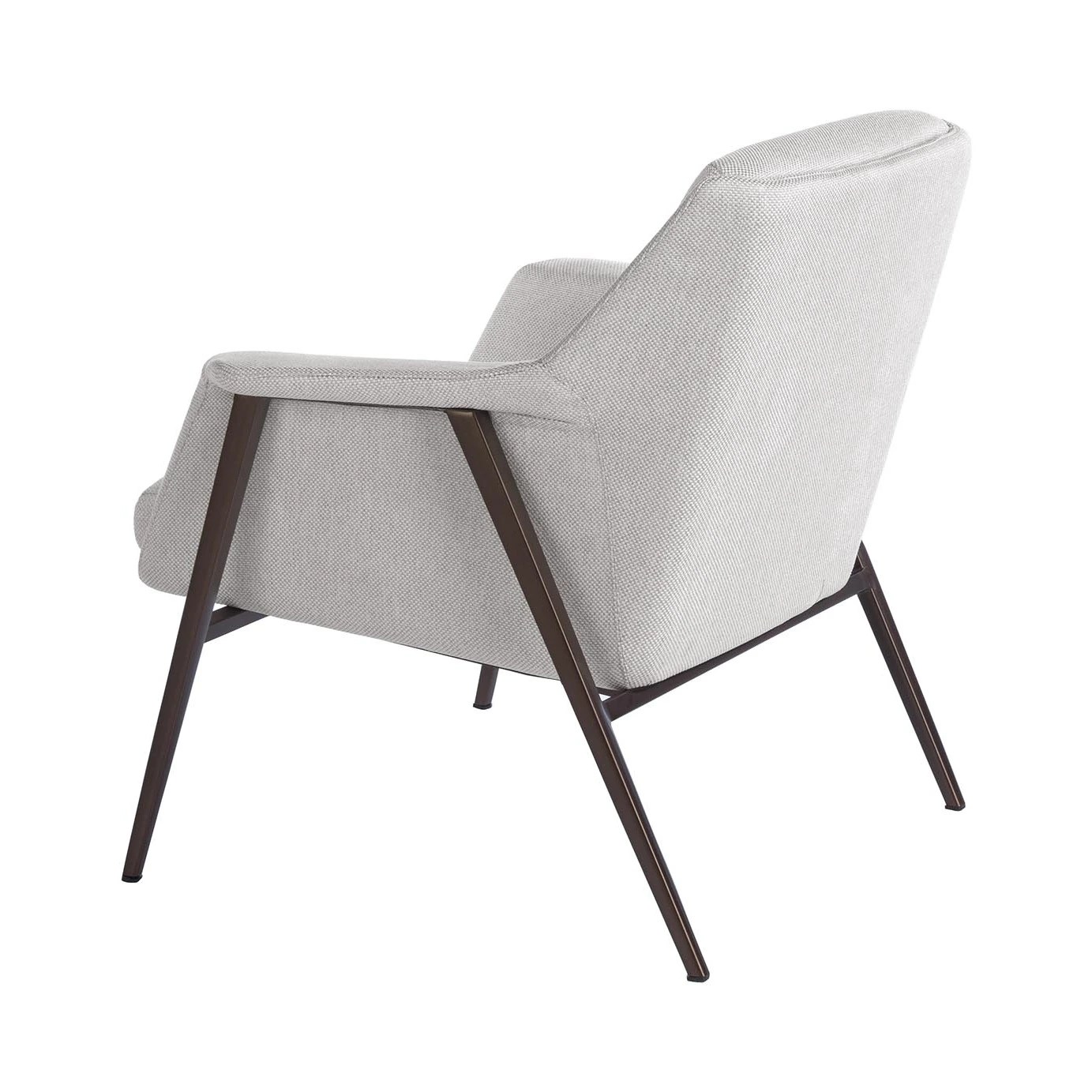 Fauteuil en tissu blanc