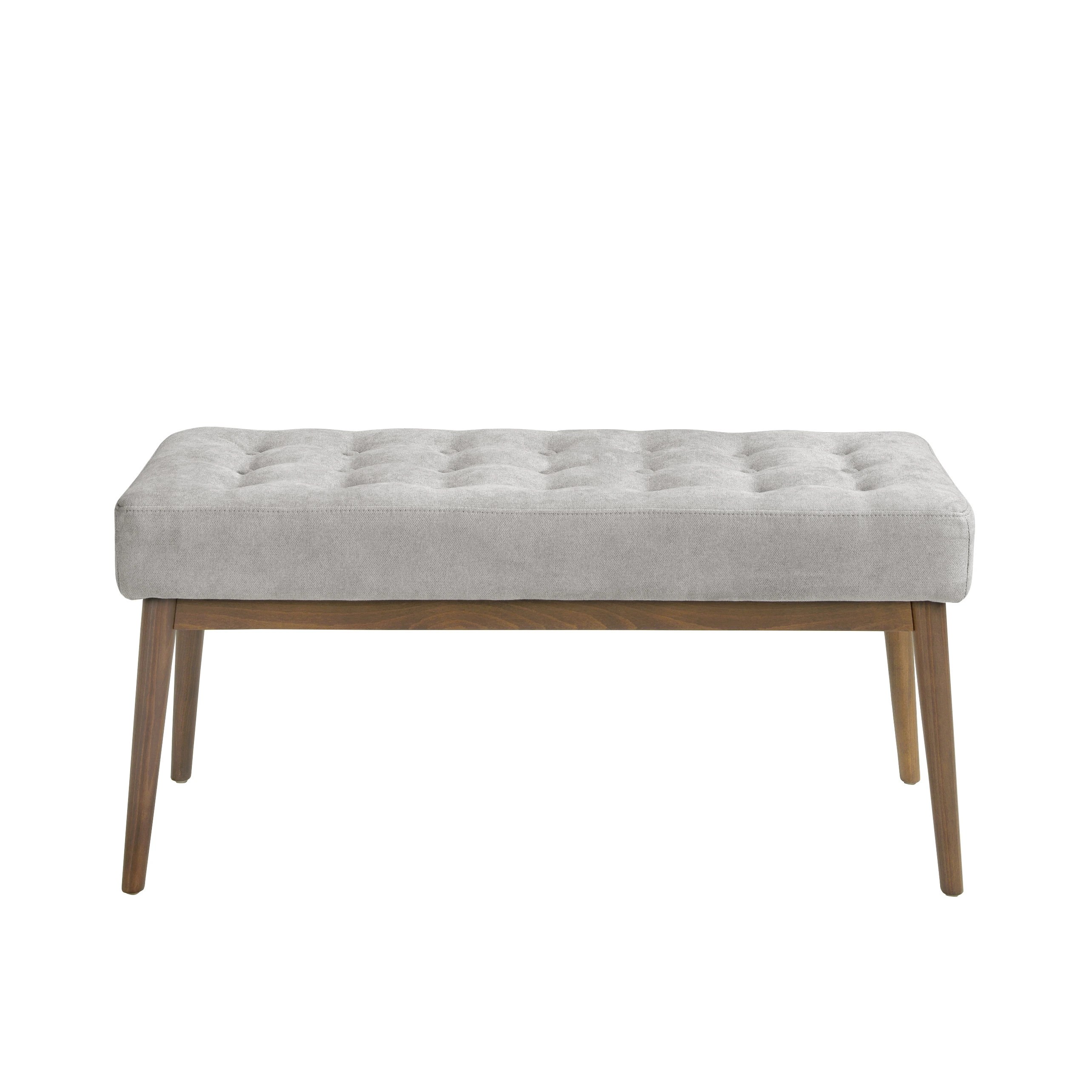 Tabouret en tissu gris foncé