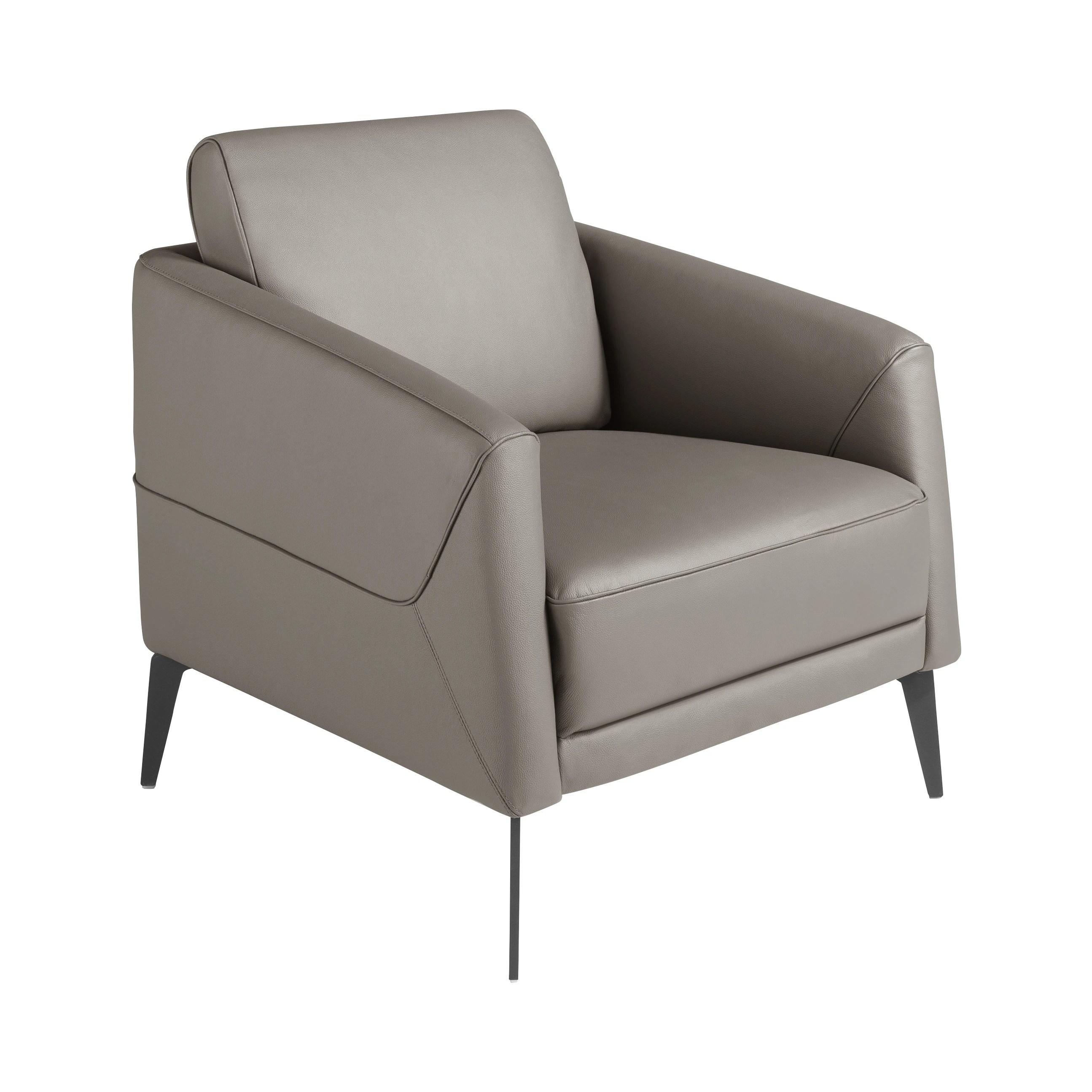 Fauteuil cuir 78×80×82