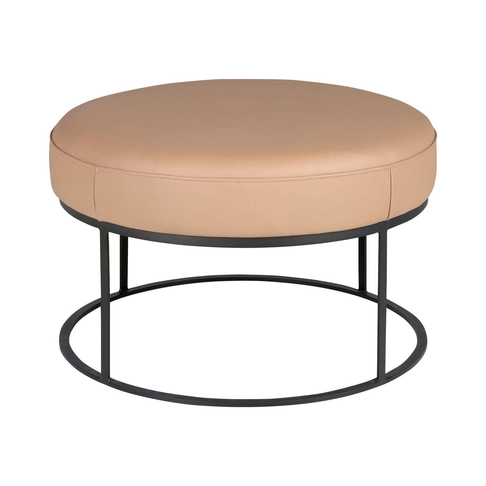 Banquette en cuir marron