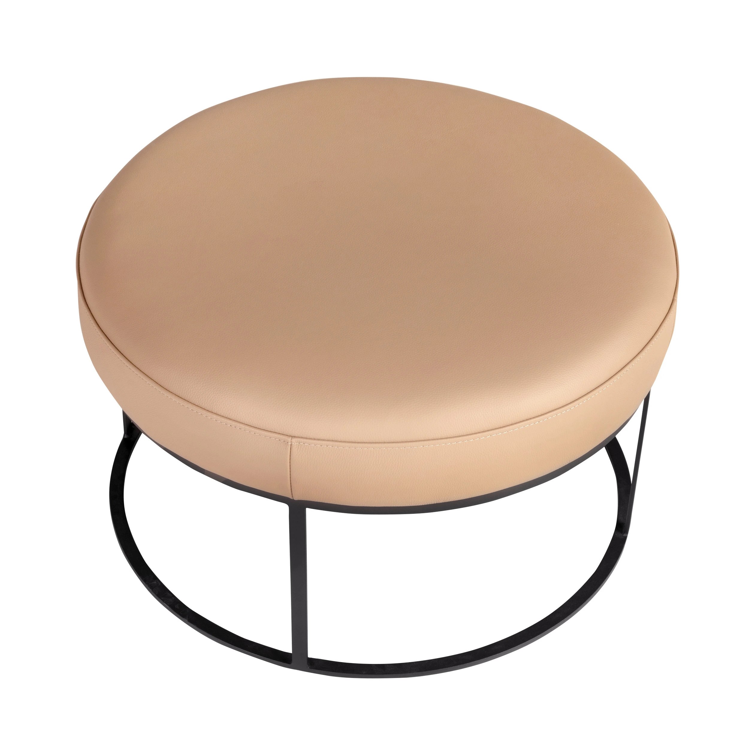 Banquette en cuir marron