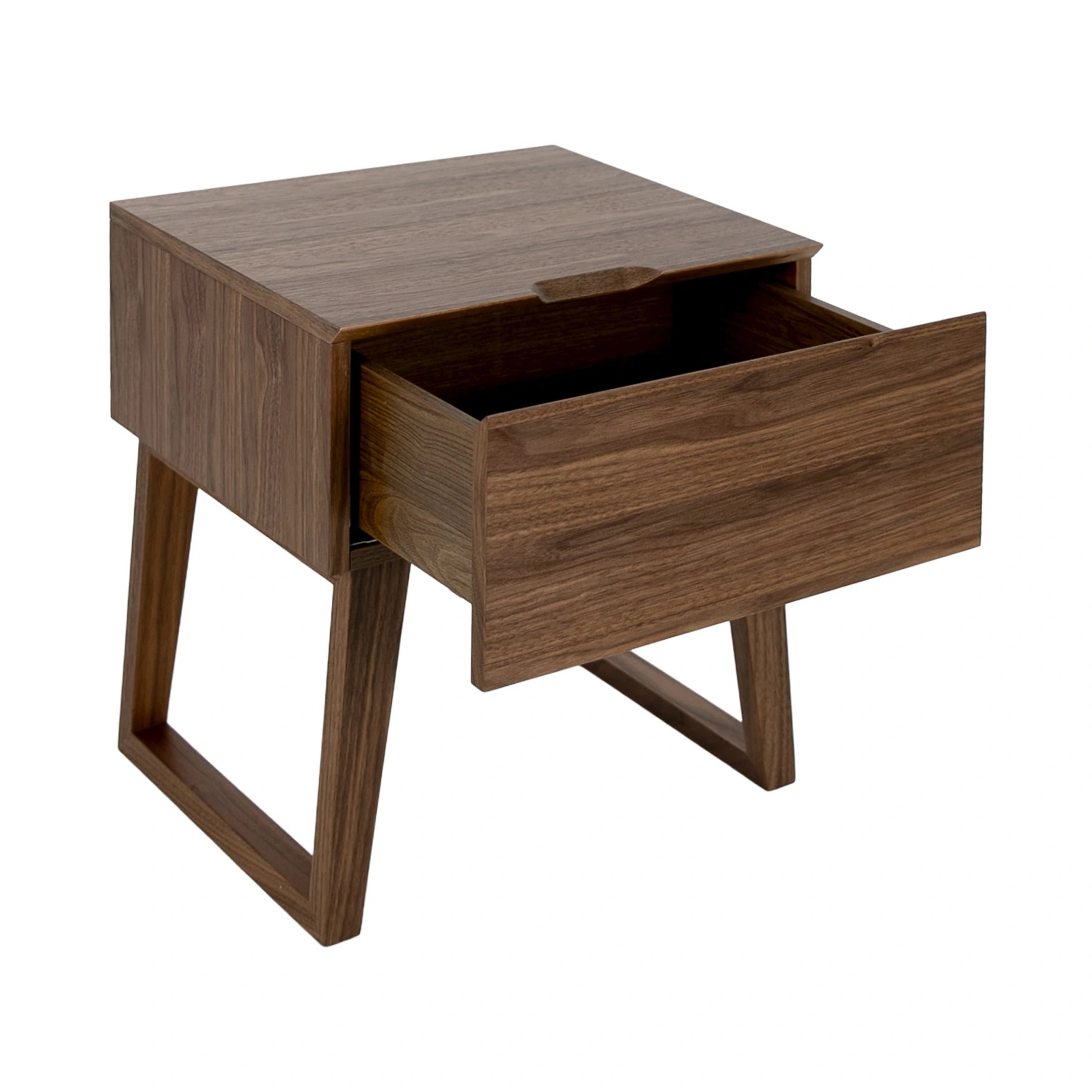Table de chevet en noyer