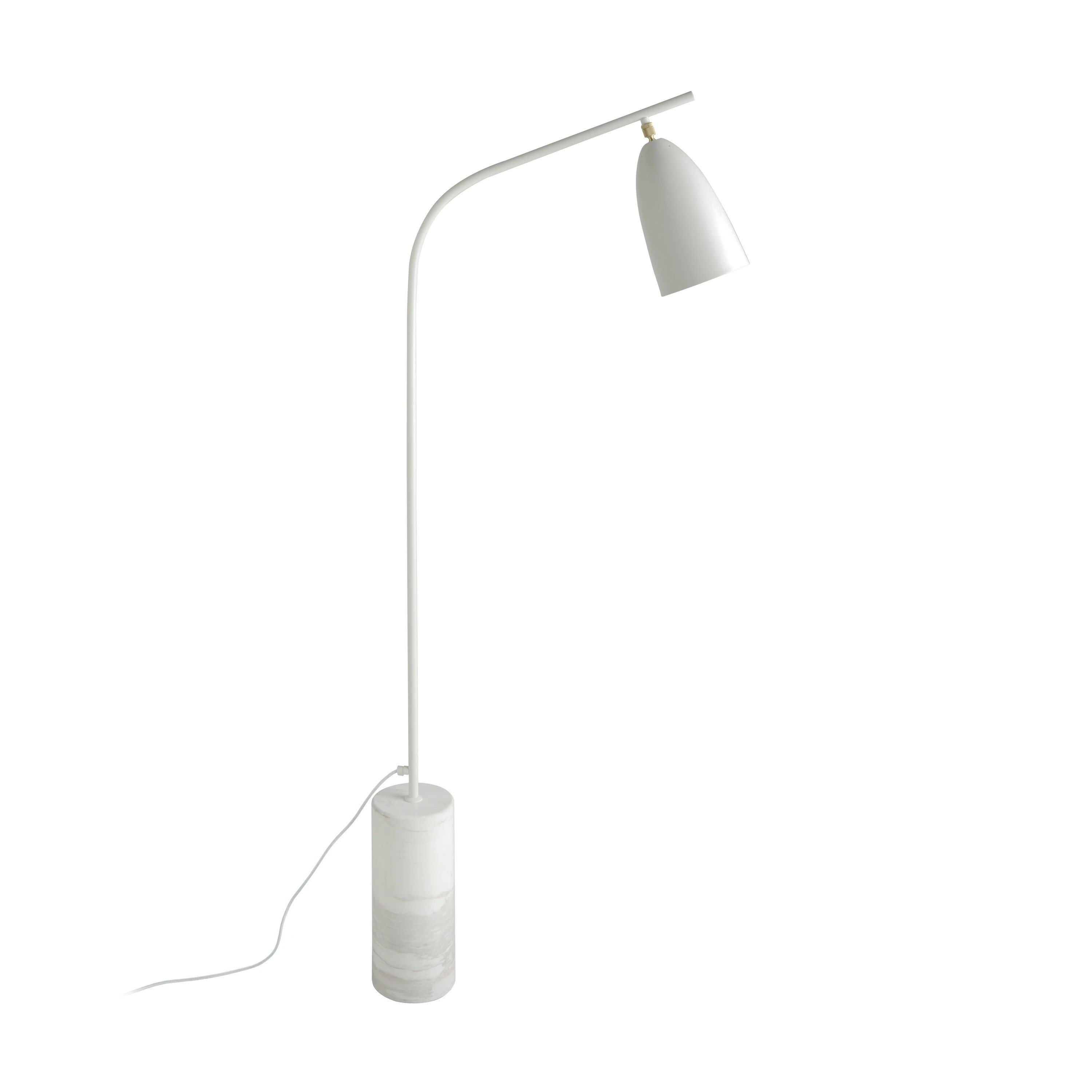 Lampadaire marbre + acier