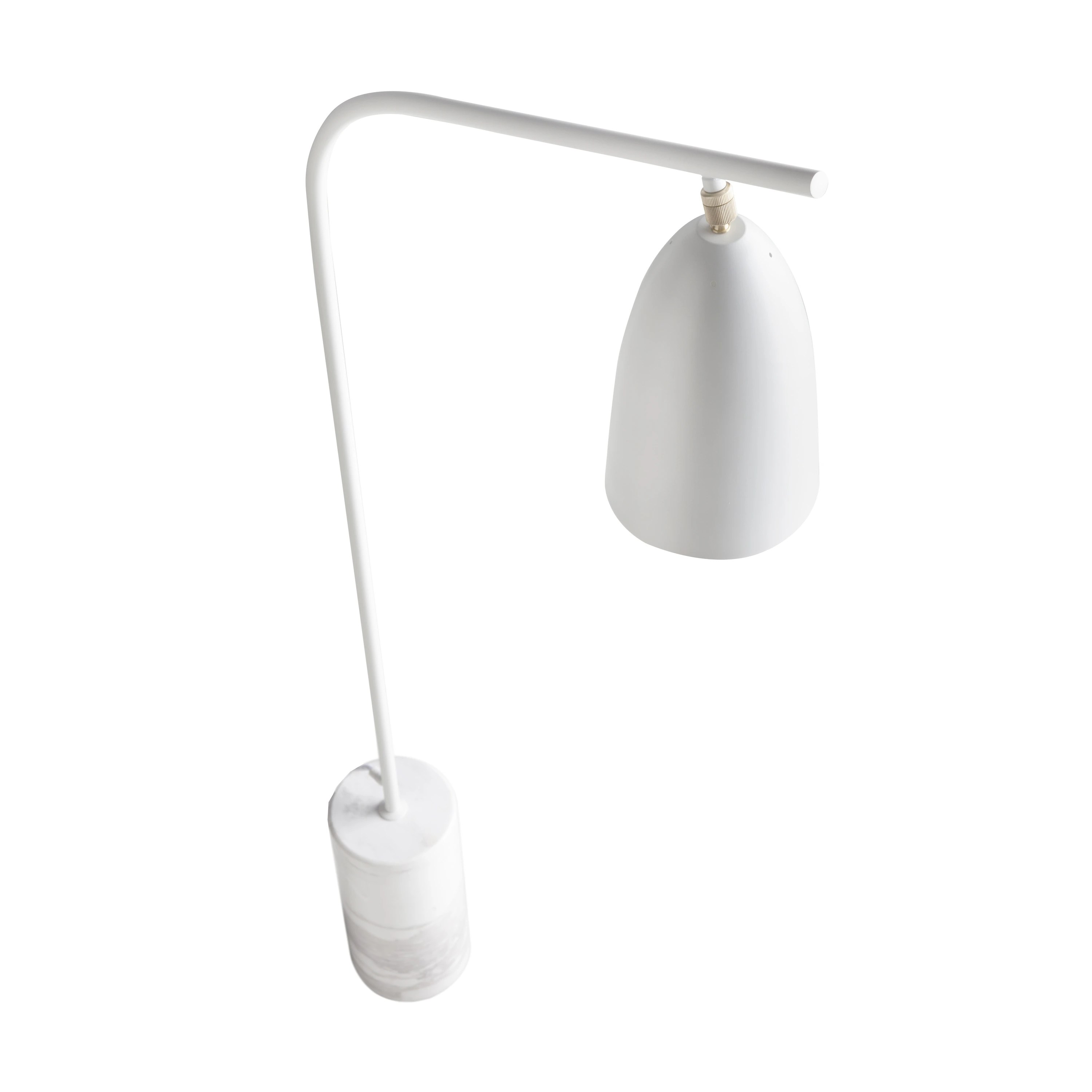Lampadaire marbre + acier