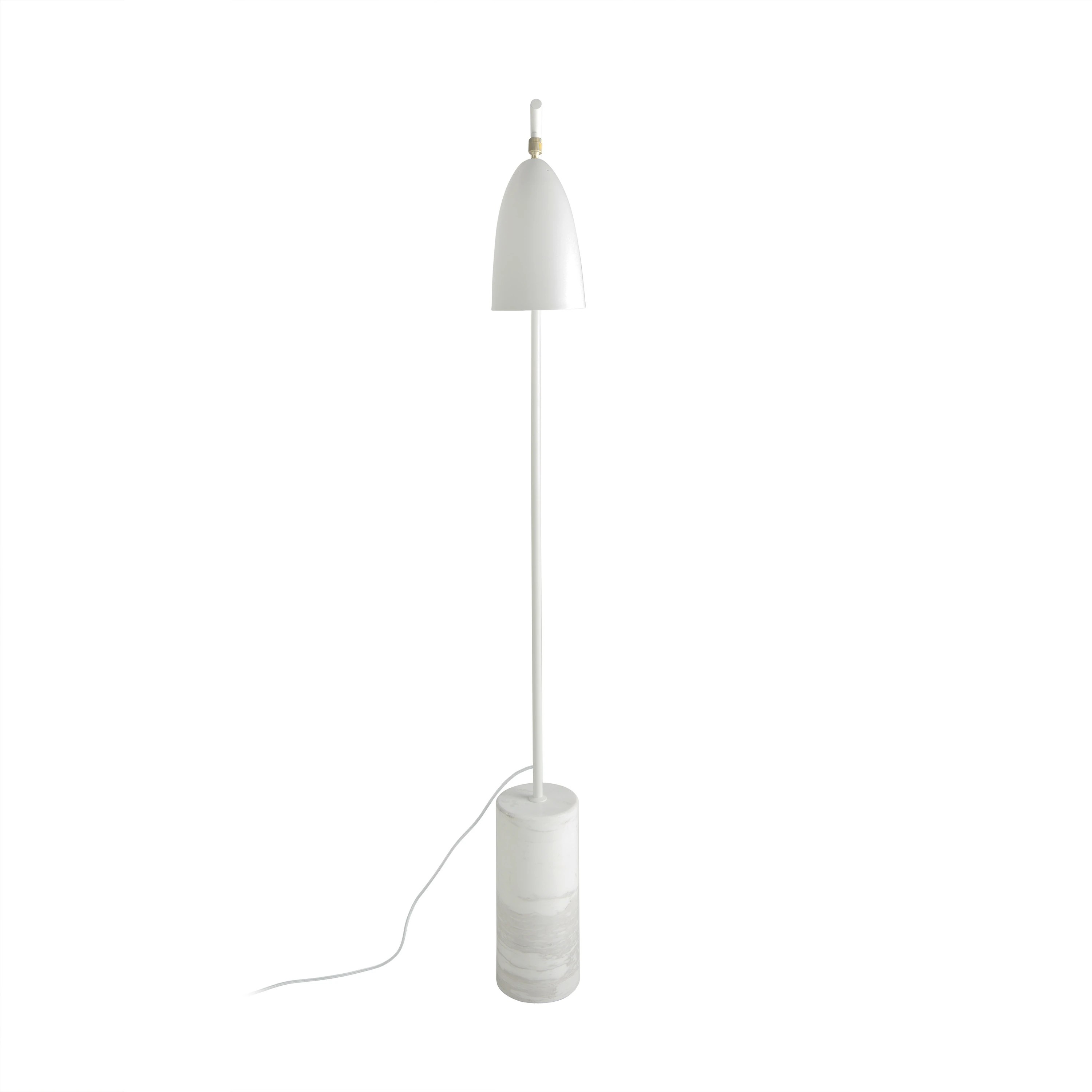 Lampadaire marbre + acier
