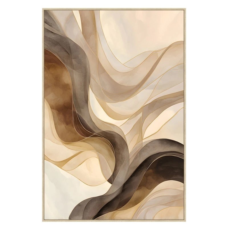 Tableau mural sur toile cadre en bois naturel – 80 x 120 cm