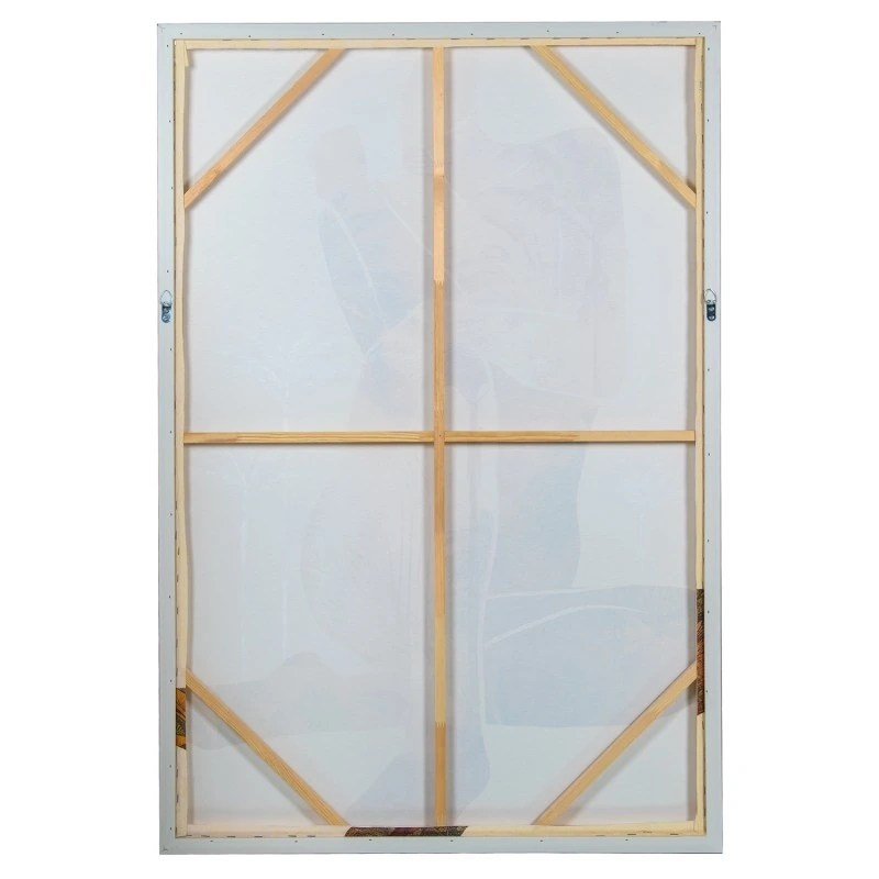 Tableau mural avec cadre en bois naturel – 80 x 120 cm - vue 8