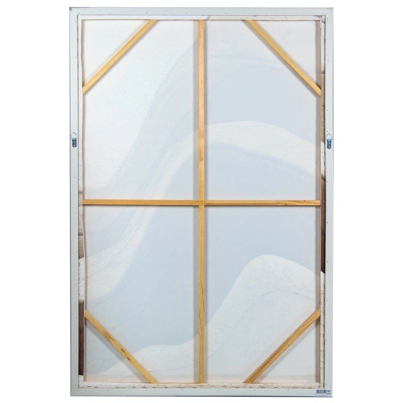 Tableau mural avec cadre en bois naturel – 80 x 120 cm - vue 7
