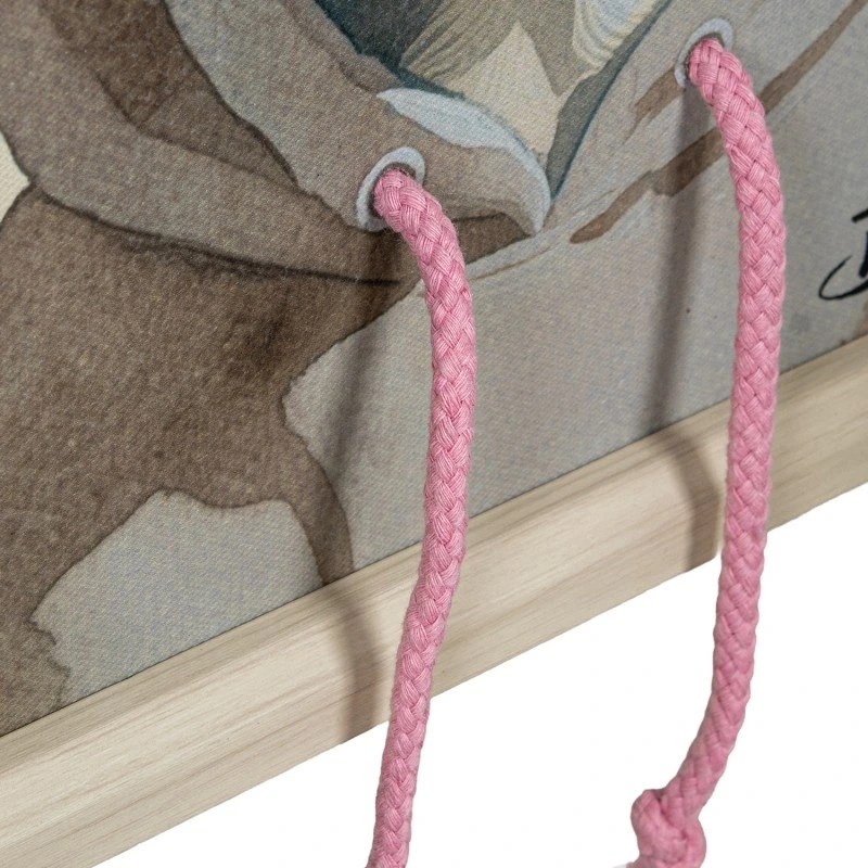 Tableau mural avec cadre en bois – 120 x 40 x 3,5 cm