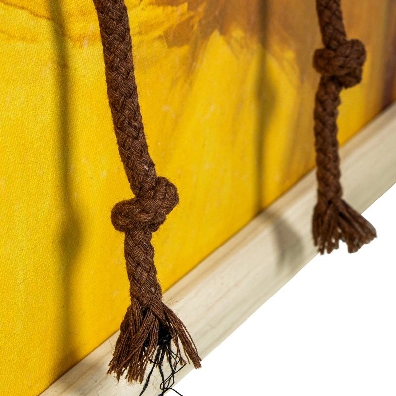 Tableau mural avec cadre en bois – 60 x 60 x 3,5 cm