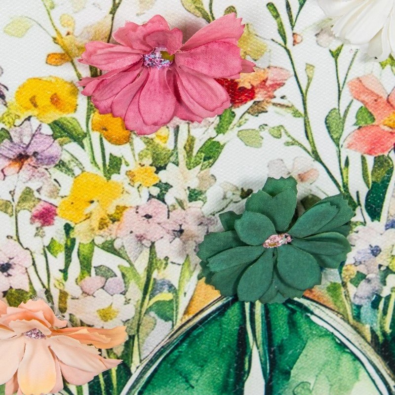 Tableau mural avec cadre en bois – 50 x 60 x 3,5 cm