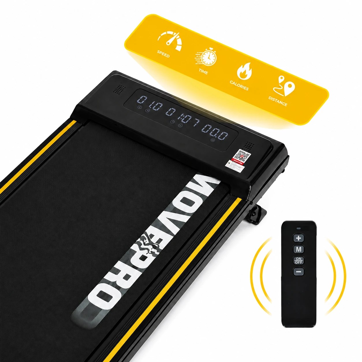 Tapis de marche électrique Walking Pad 1–10 km/h pour bureau
