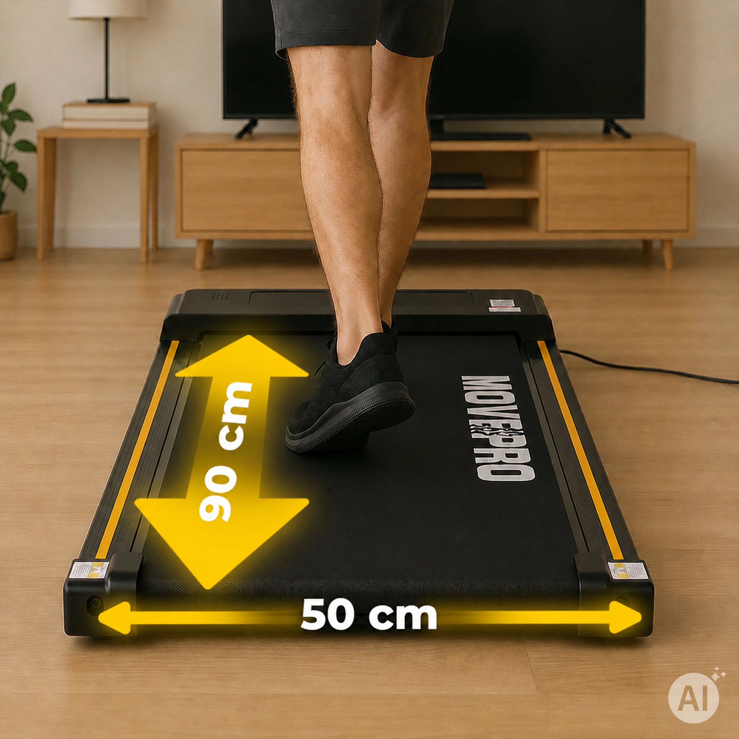 Tapis de marche électrique Walking Pad 1–10 km/h pour bureau