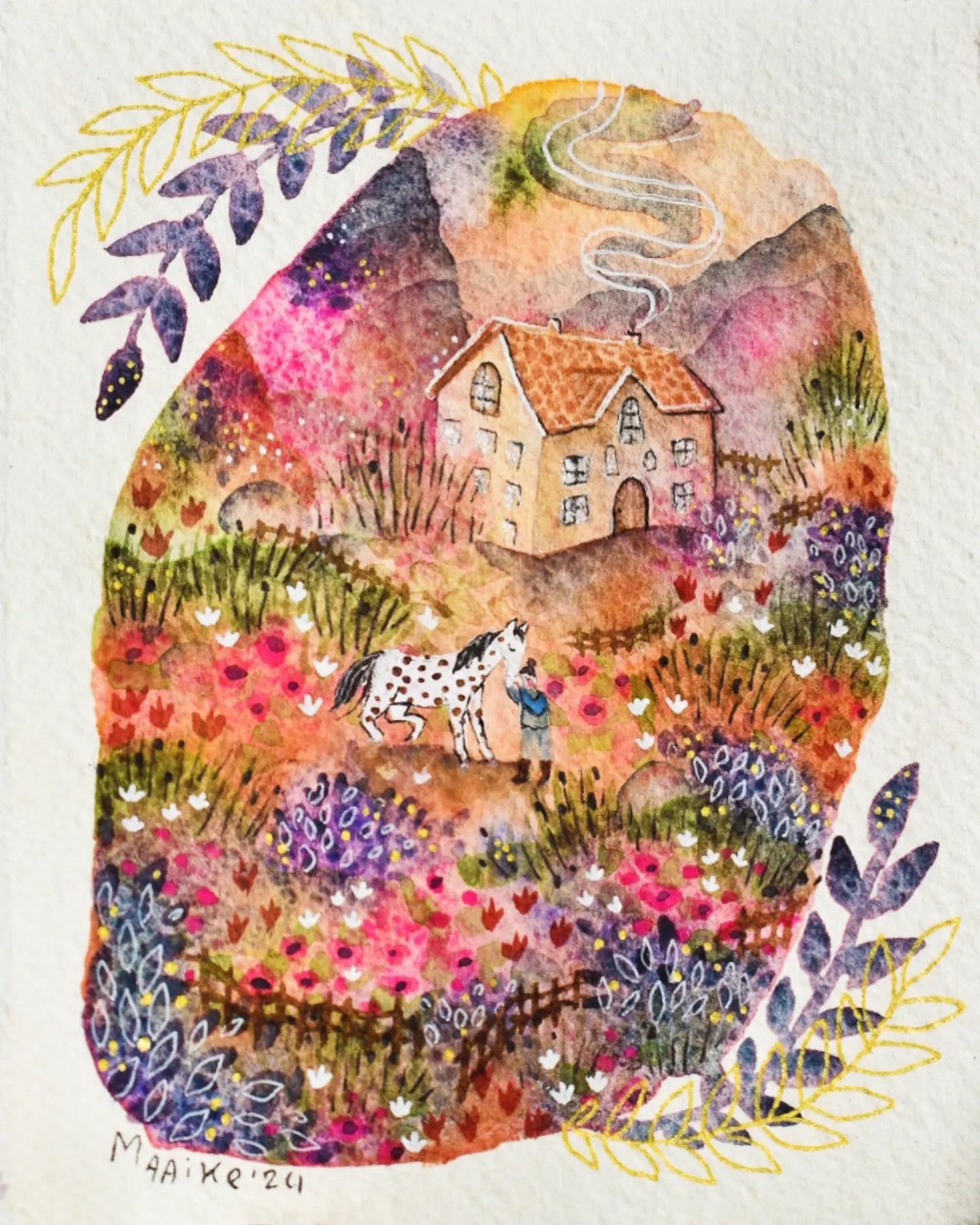 Original Painting "Flower Field"