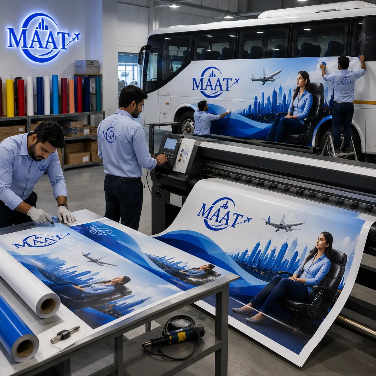 Printing & Installation by MAAT