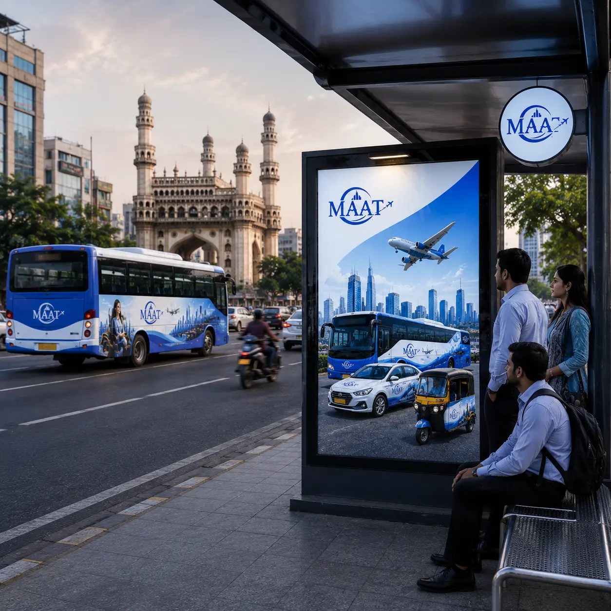 Transit Media Advertising by MAAT