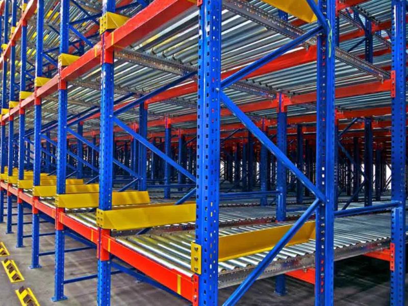 Racking Storage Solutions Warehouse Equipment - Professional City Illustration - High Resolution