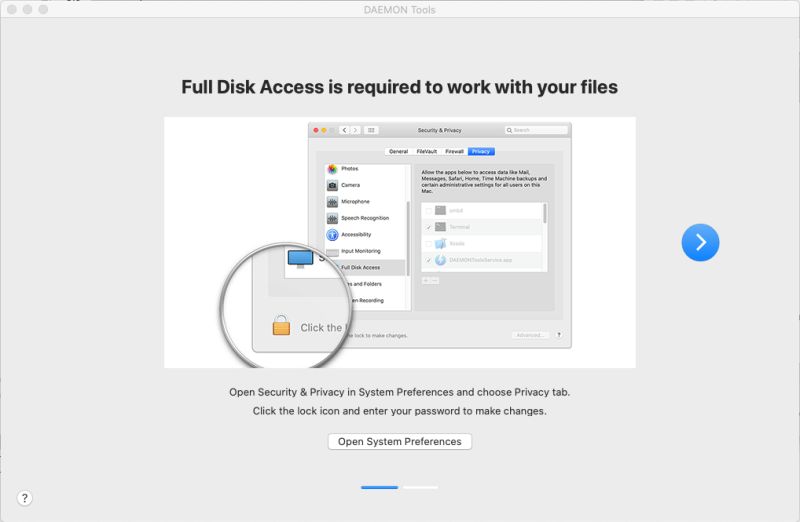 Full Disk Access Daemon Tools For Mac Help - Premium City Art Gallery - Retina