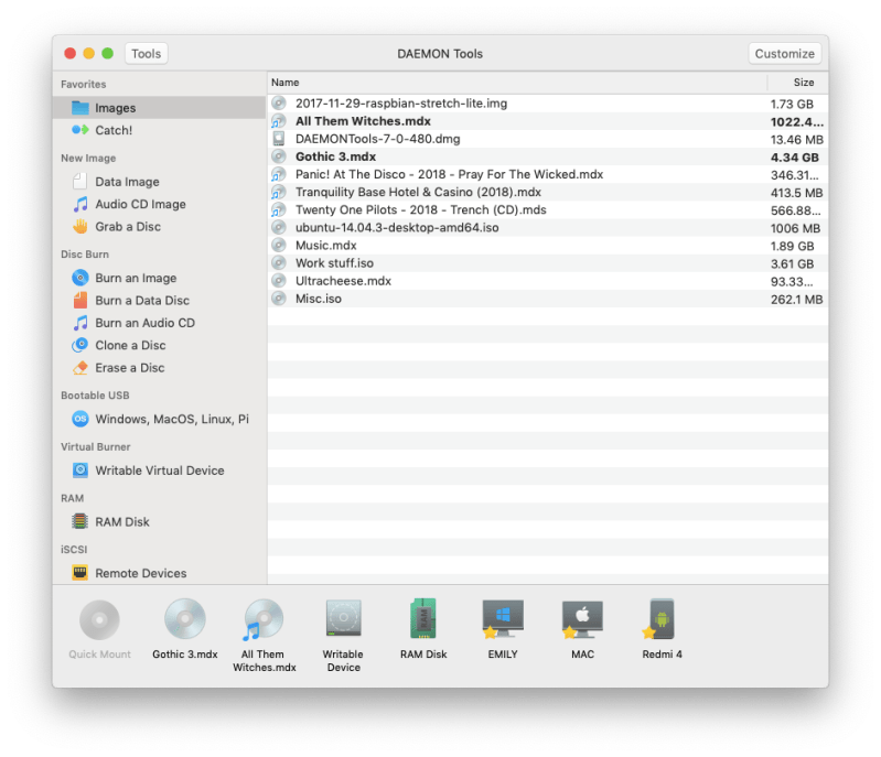 Mounting Images Daemon Tools For Mac Help - Dark Backgrounds - Ultra HD Retina Collection