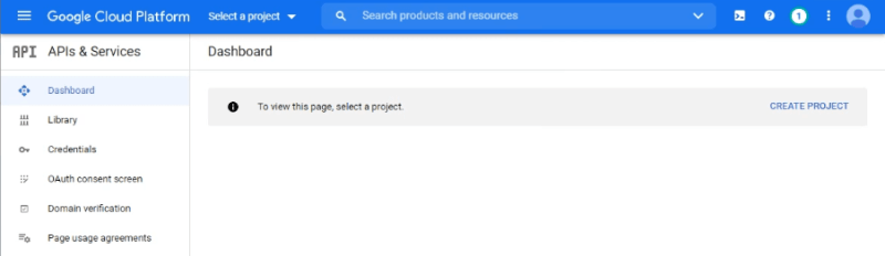 google developer console