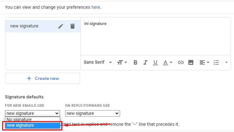 Cara Mudah Buat Signature Gmail