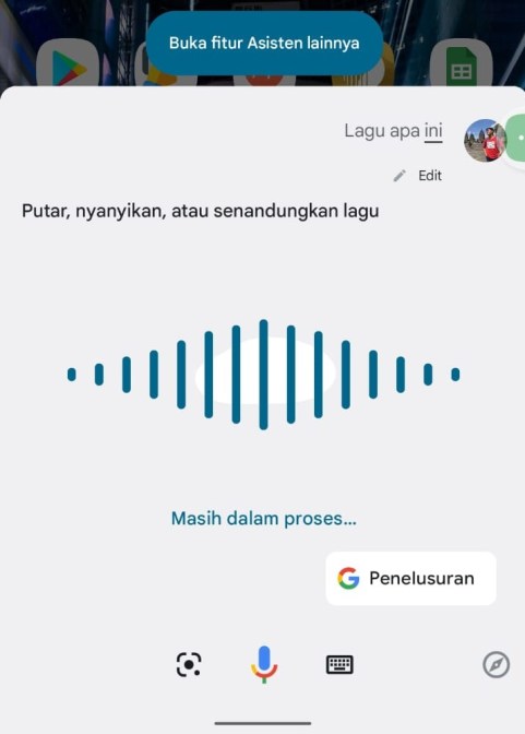 google assistant nyanyikan
