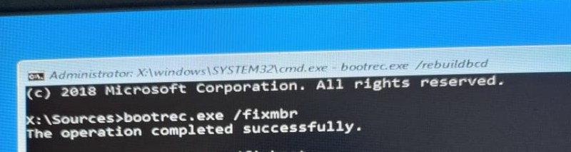 fix mbr