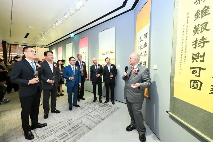 マカオ芸術協会の創立70周年を記念する書道展が開催