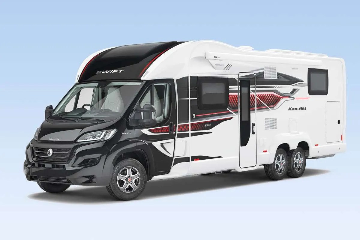 Luxury 4 berth Kon-tiki 894 motorhome hire