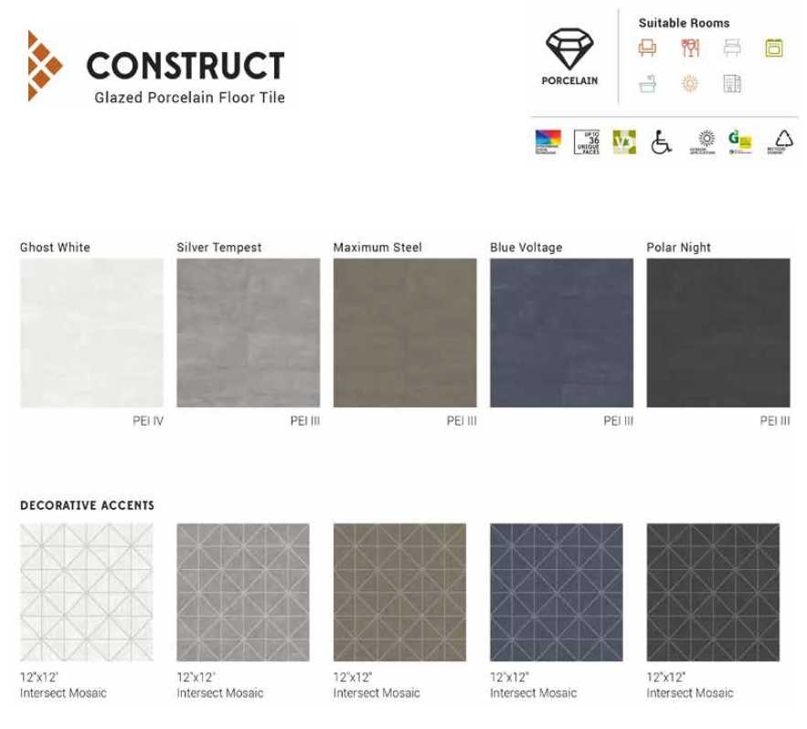 Construct Porcelain Tile