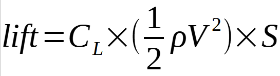 Lift equation Lift equation