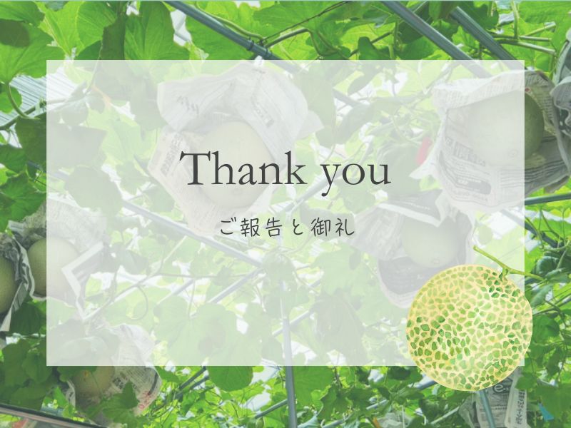 収穫終了のご報告と御礼 | まちだシルクメロン 公式ホームページ